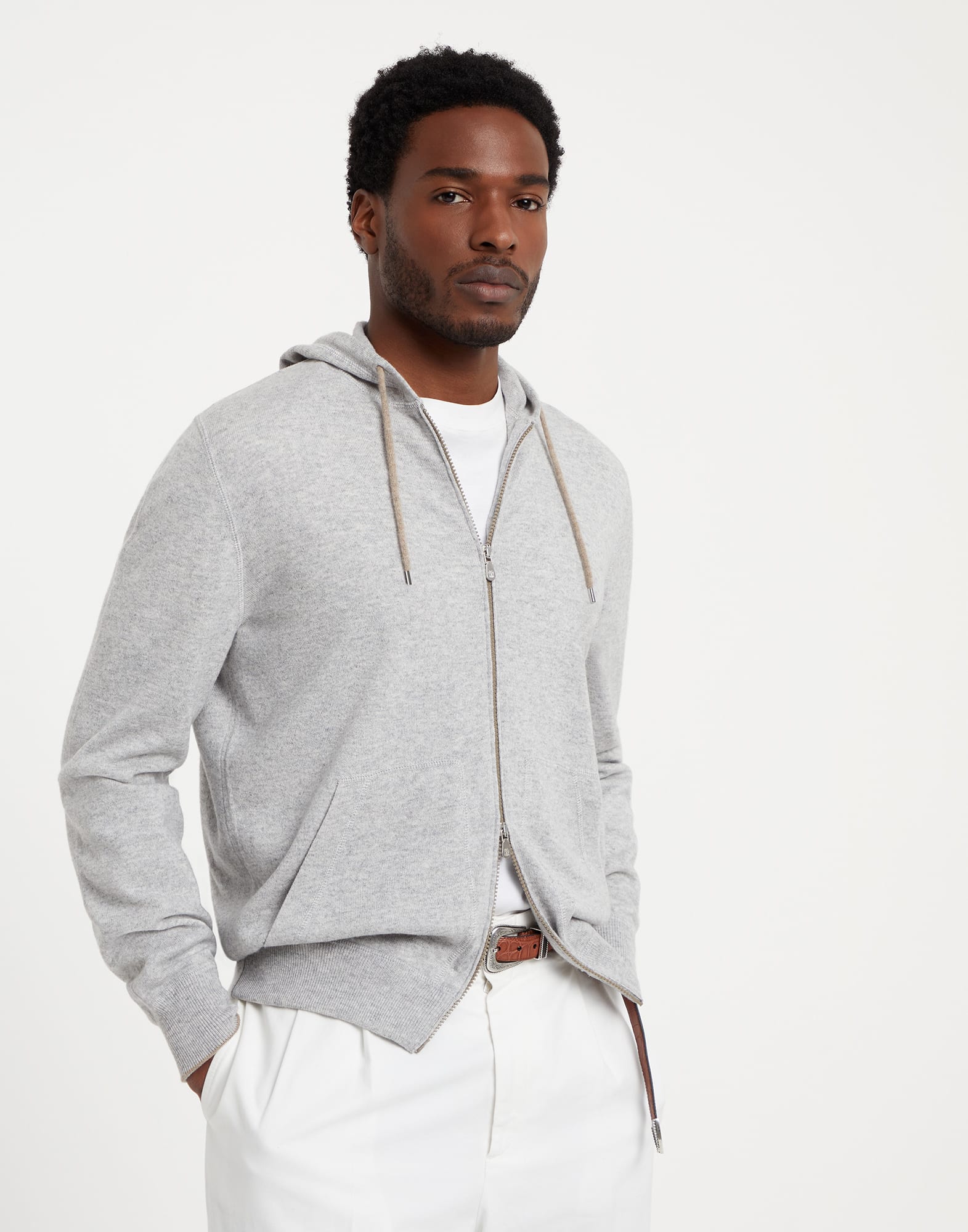 Sweatshirt-style cardigan