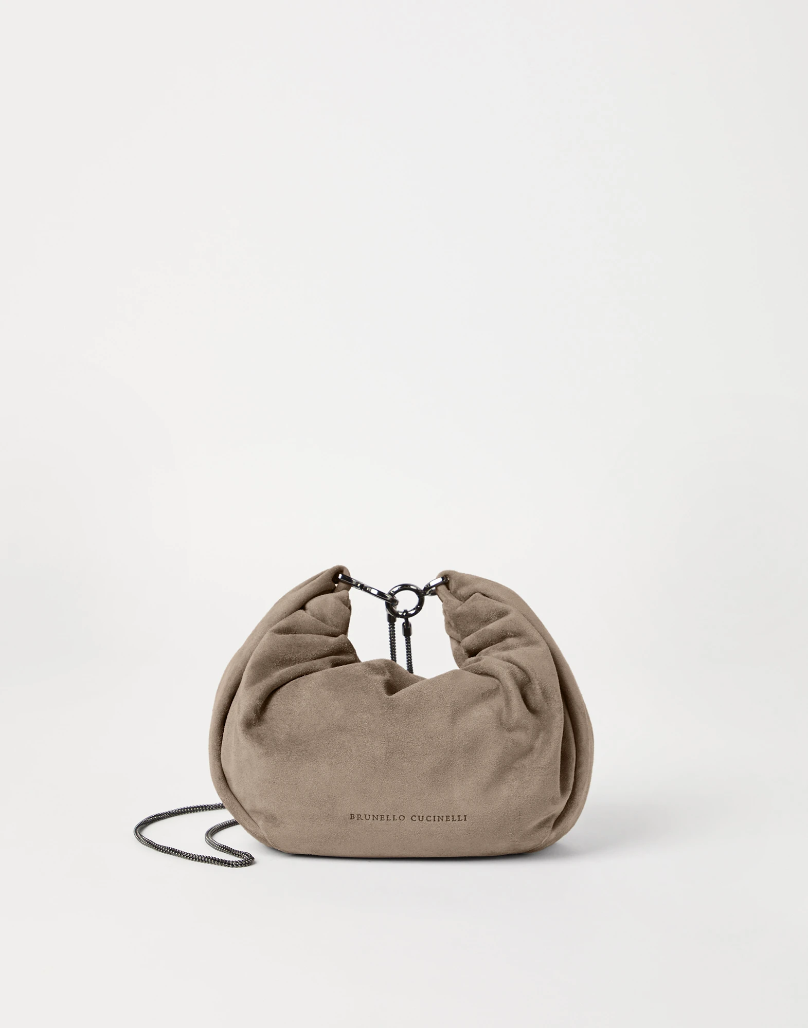 Suede Brioche Hobo bag