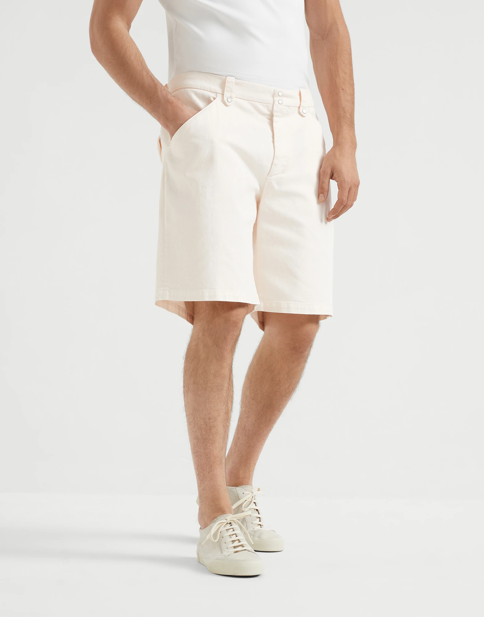 Denim Bermuda shorts