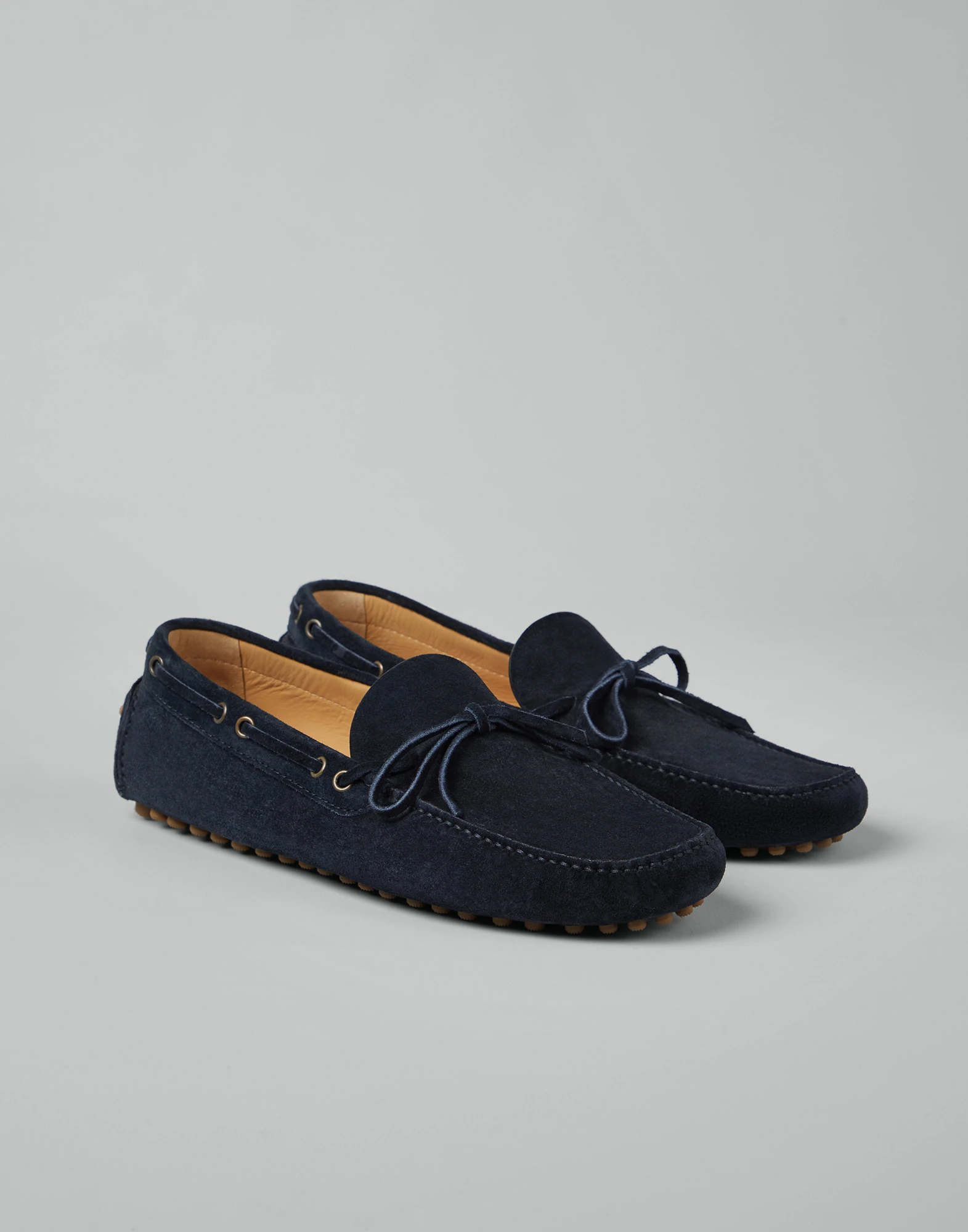 Suede driver shoes
