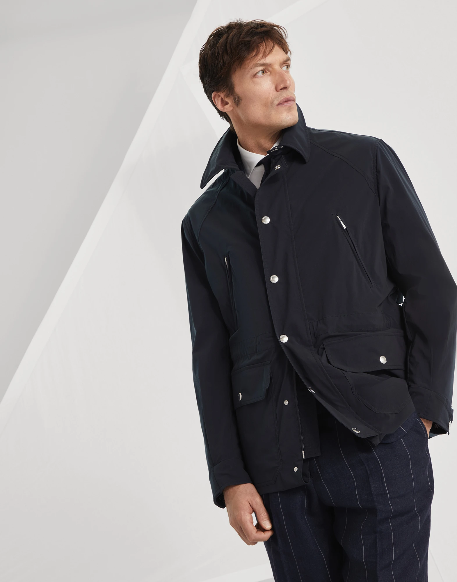 Water-resistant parka