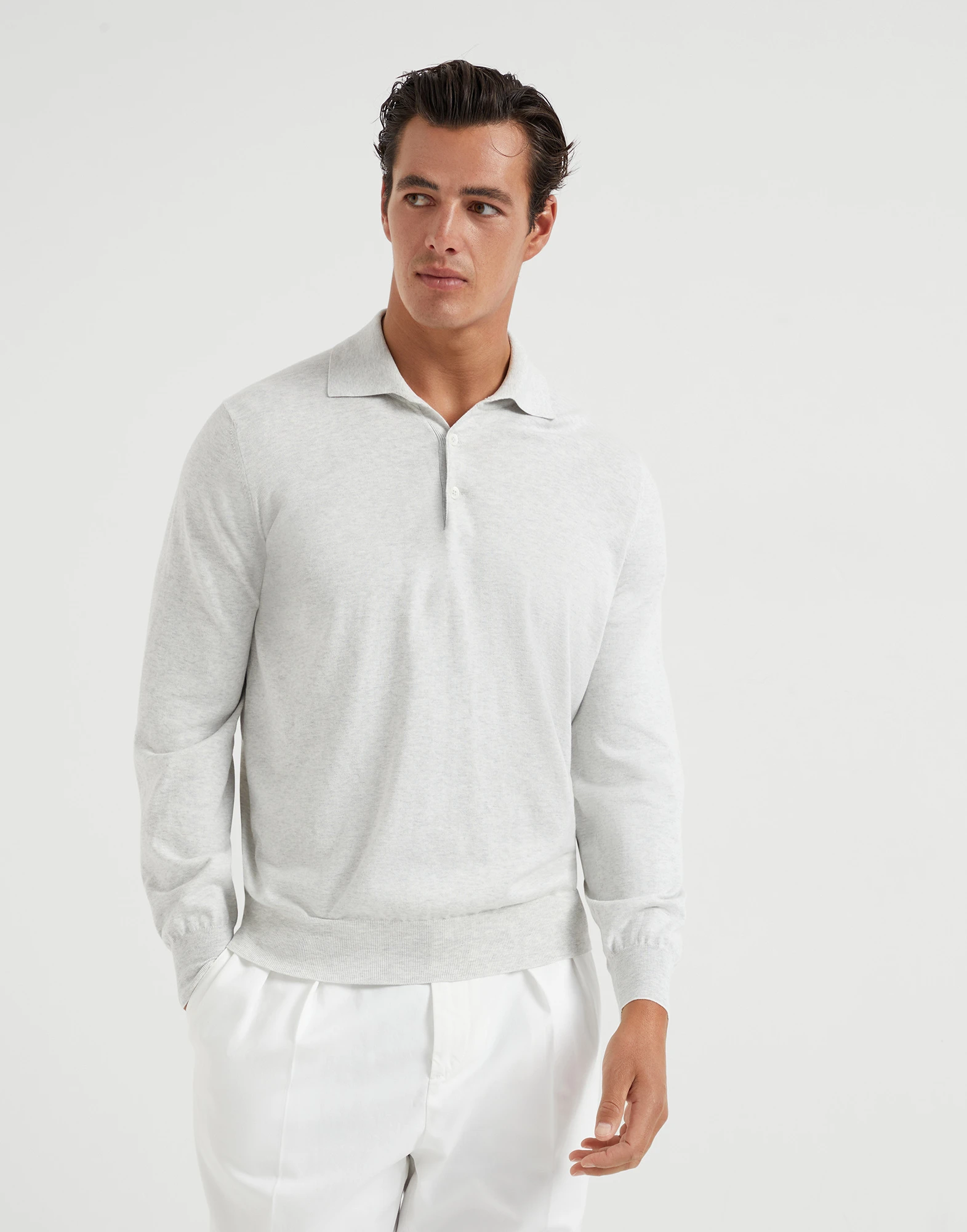 Polo-style sweater