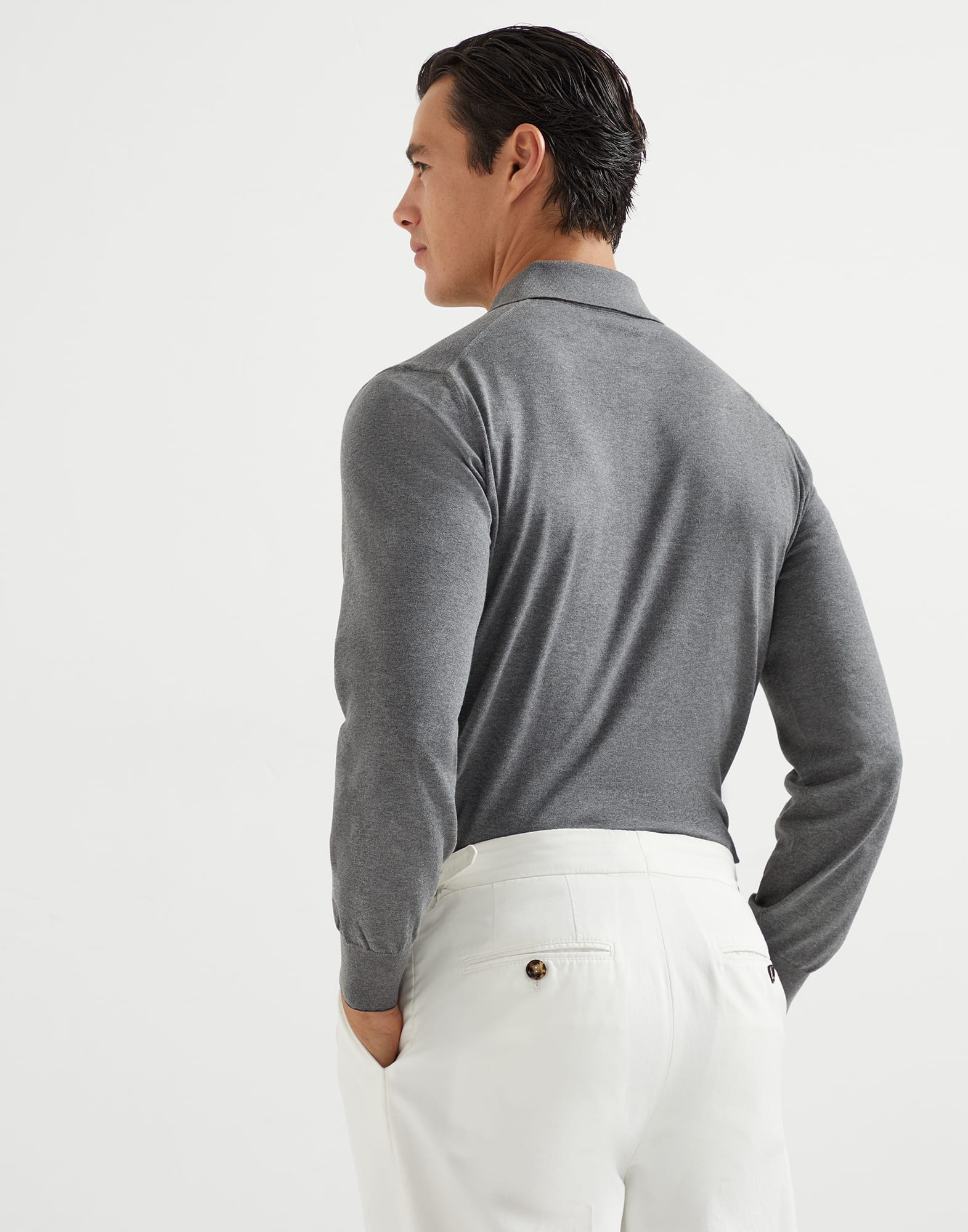 Polo-style sweater