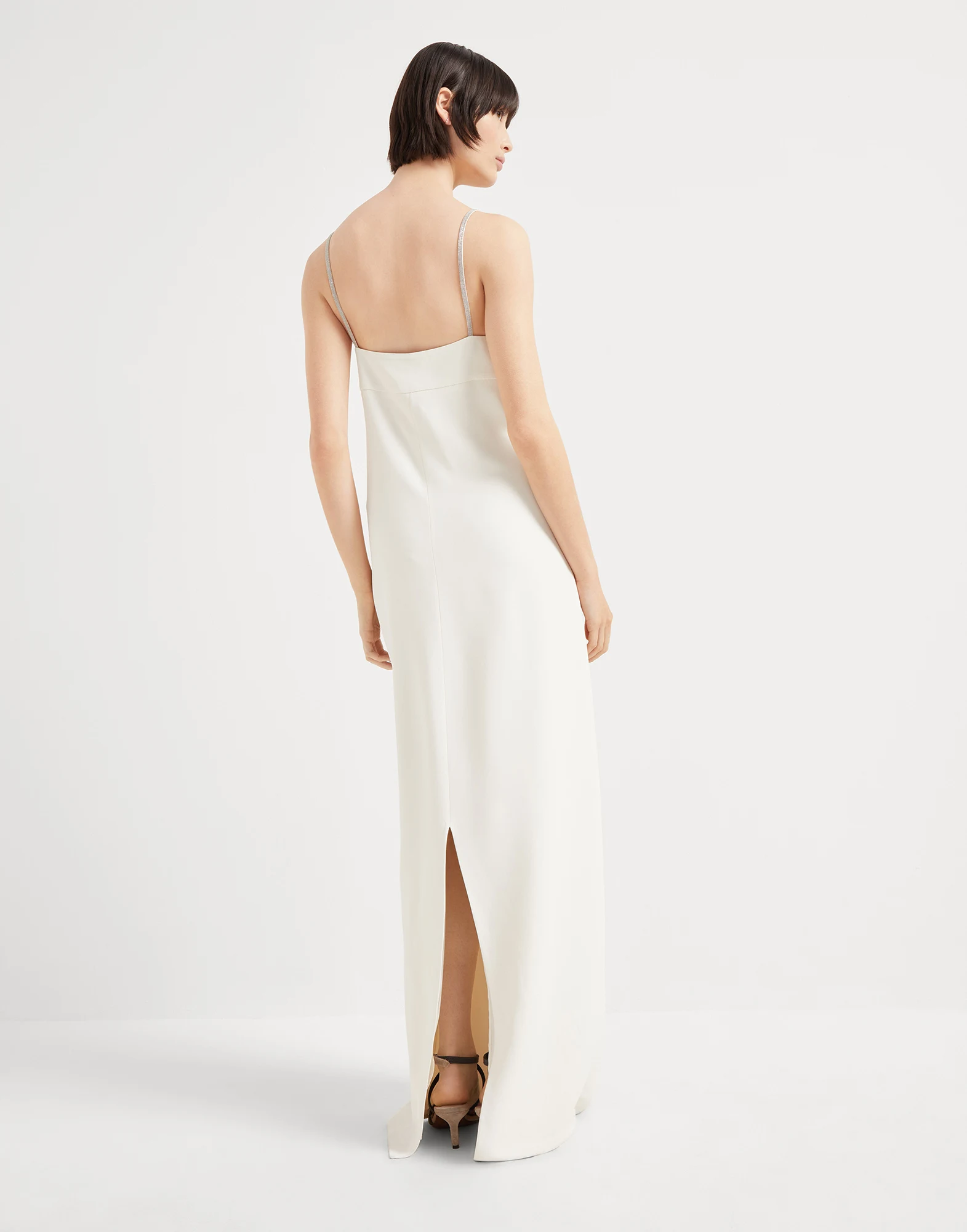 Dress with monili