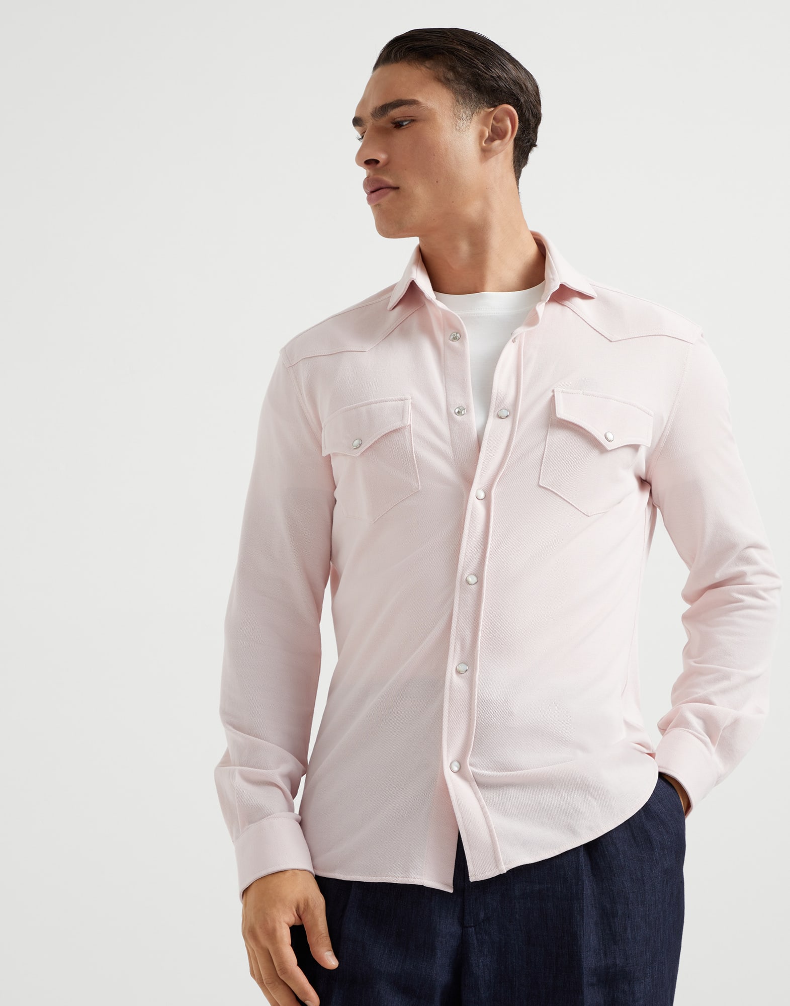 Piqu�� shirt