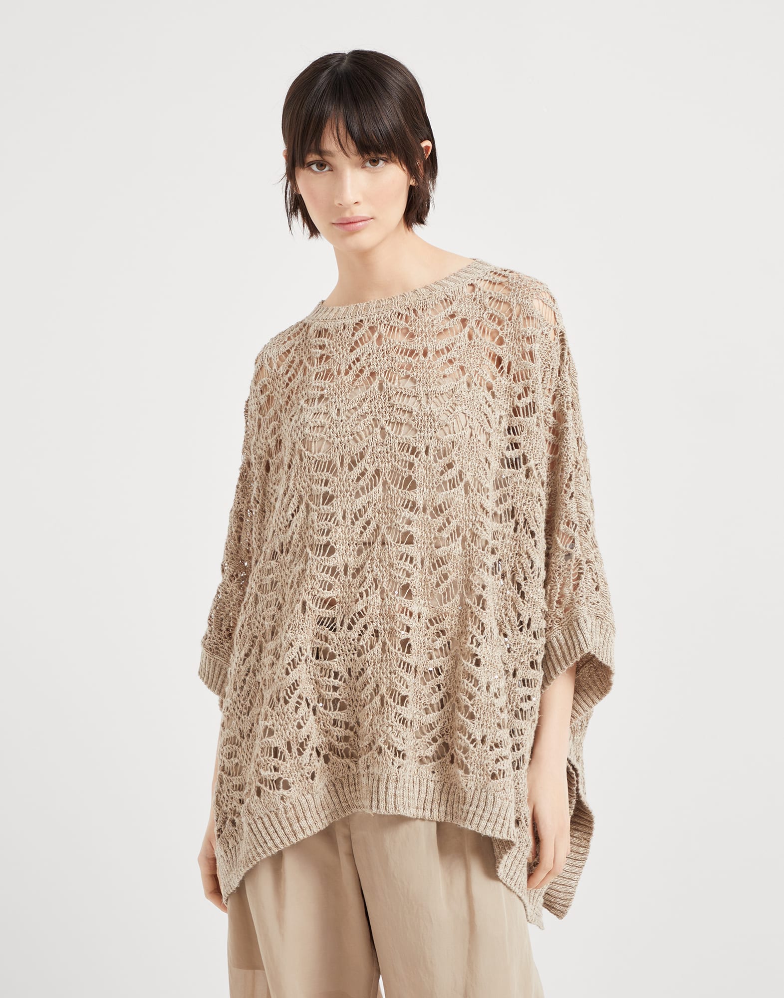Foliage Lace poncho