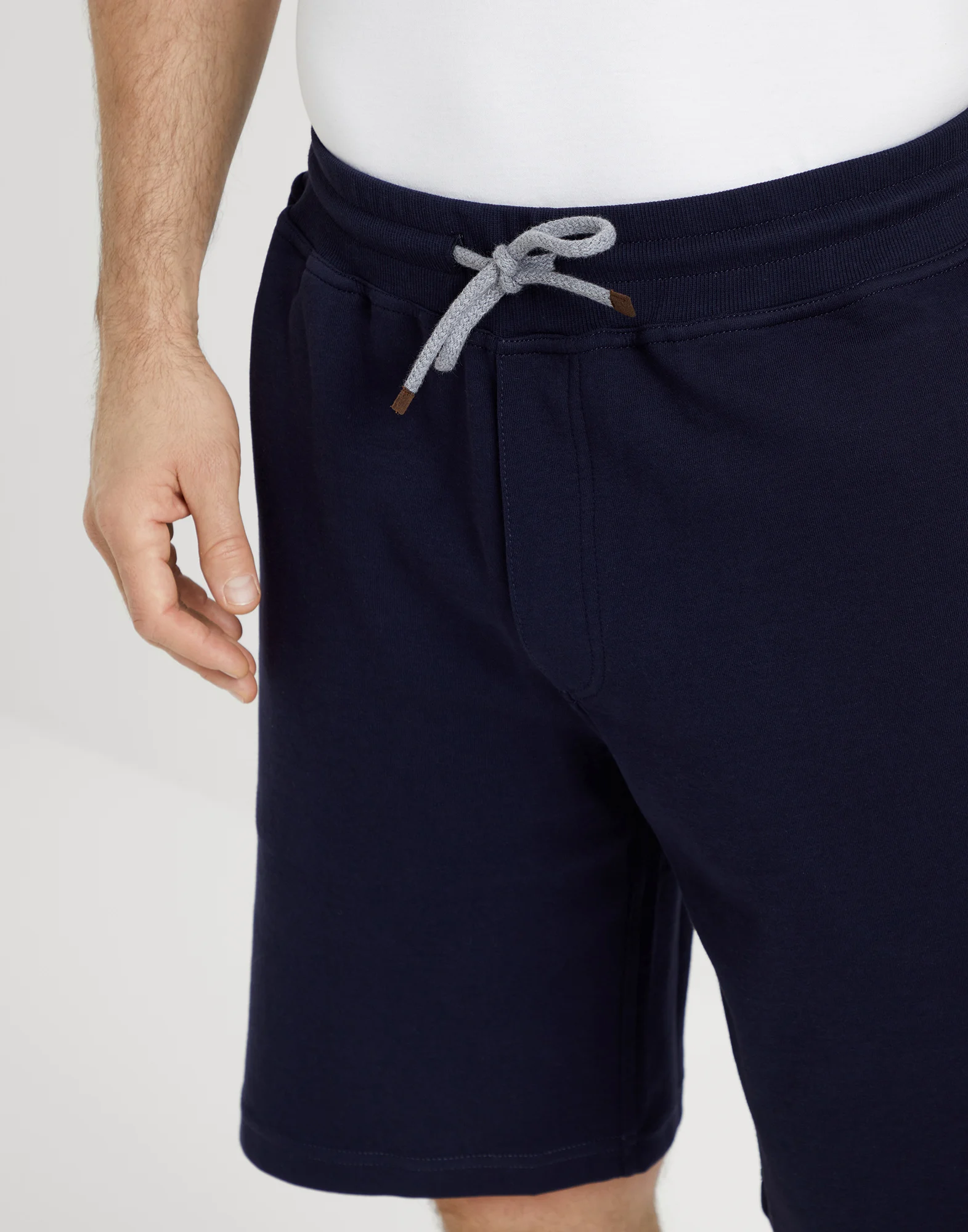 Techno cotton French terry Bermuda shorts