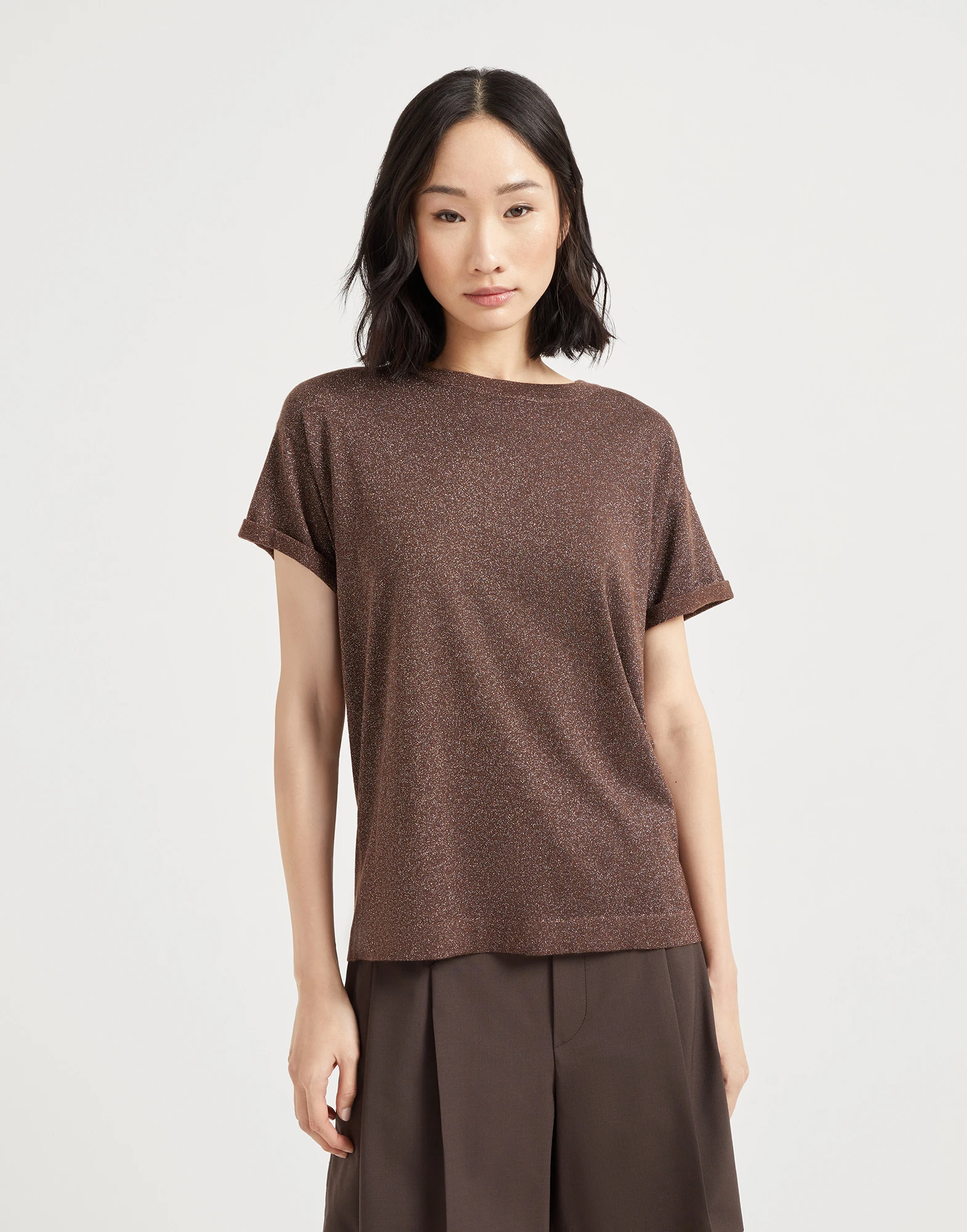 Cashmere and silk lightweight sweater