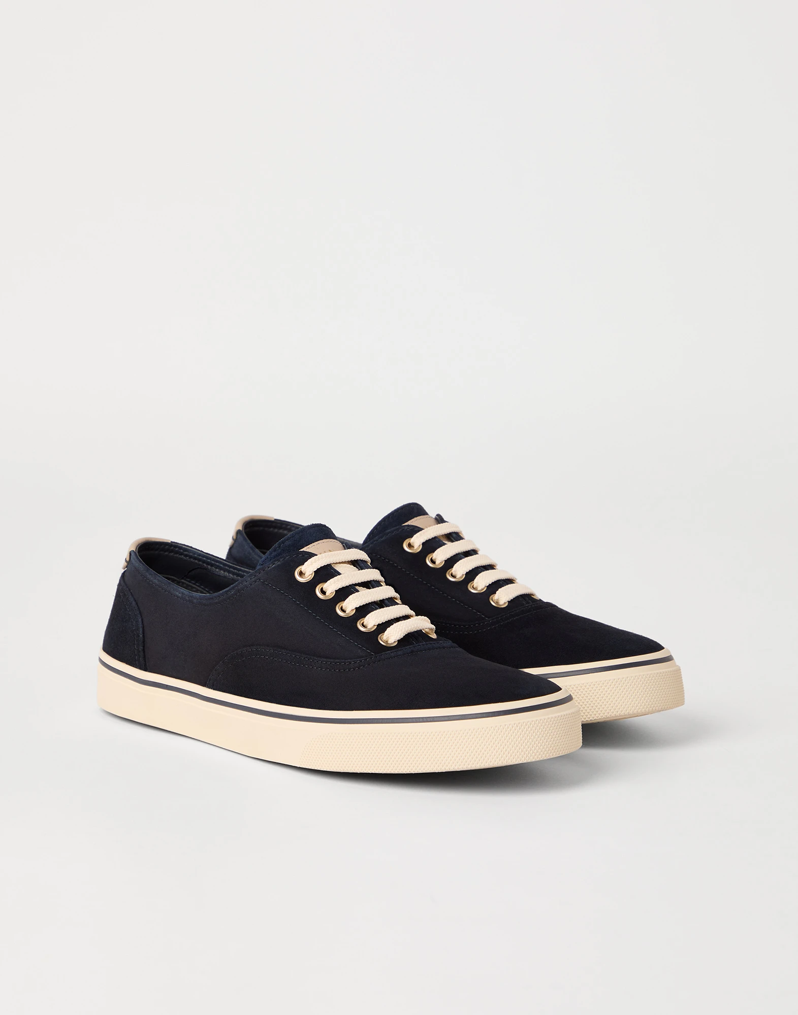 Reversed calfskin sneakers