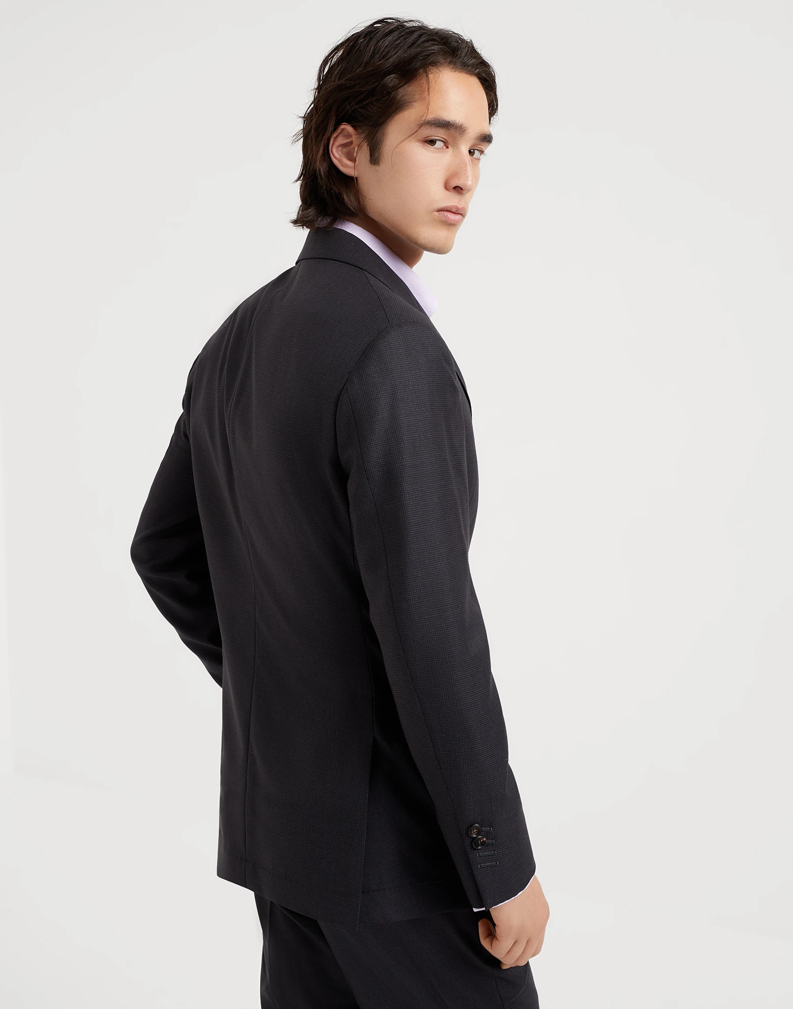 Houndstooth blazer