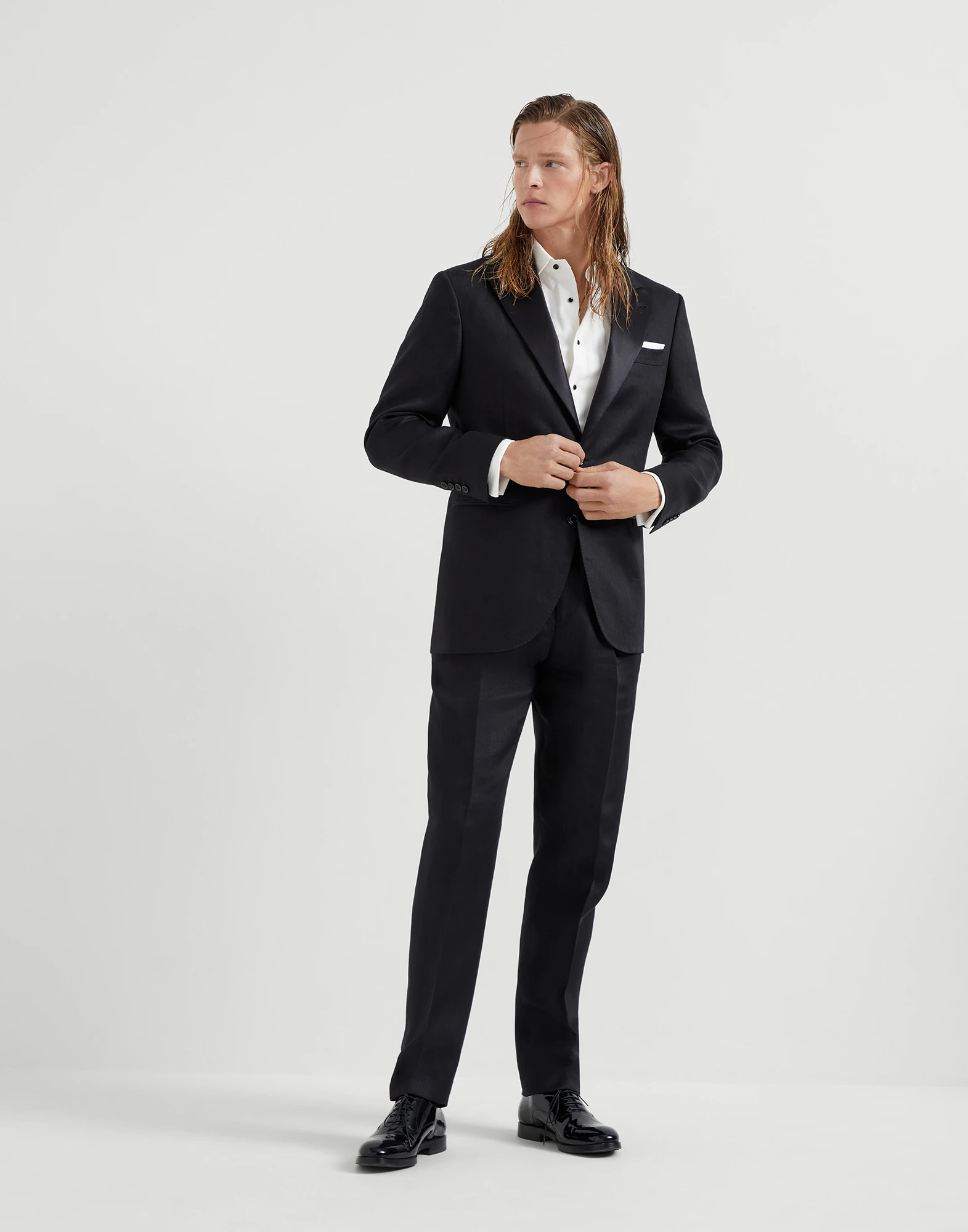 Tuxedo with peak lapel