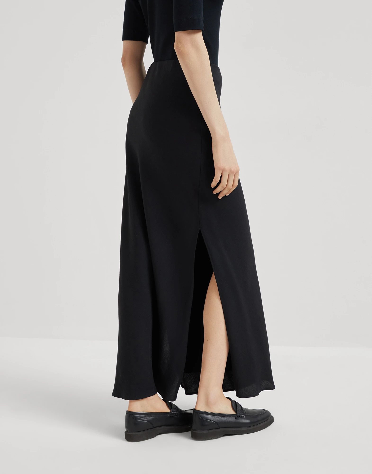 Bias-cut skirt