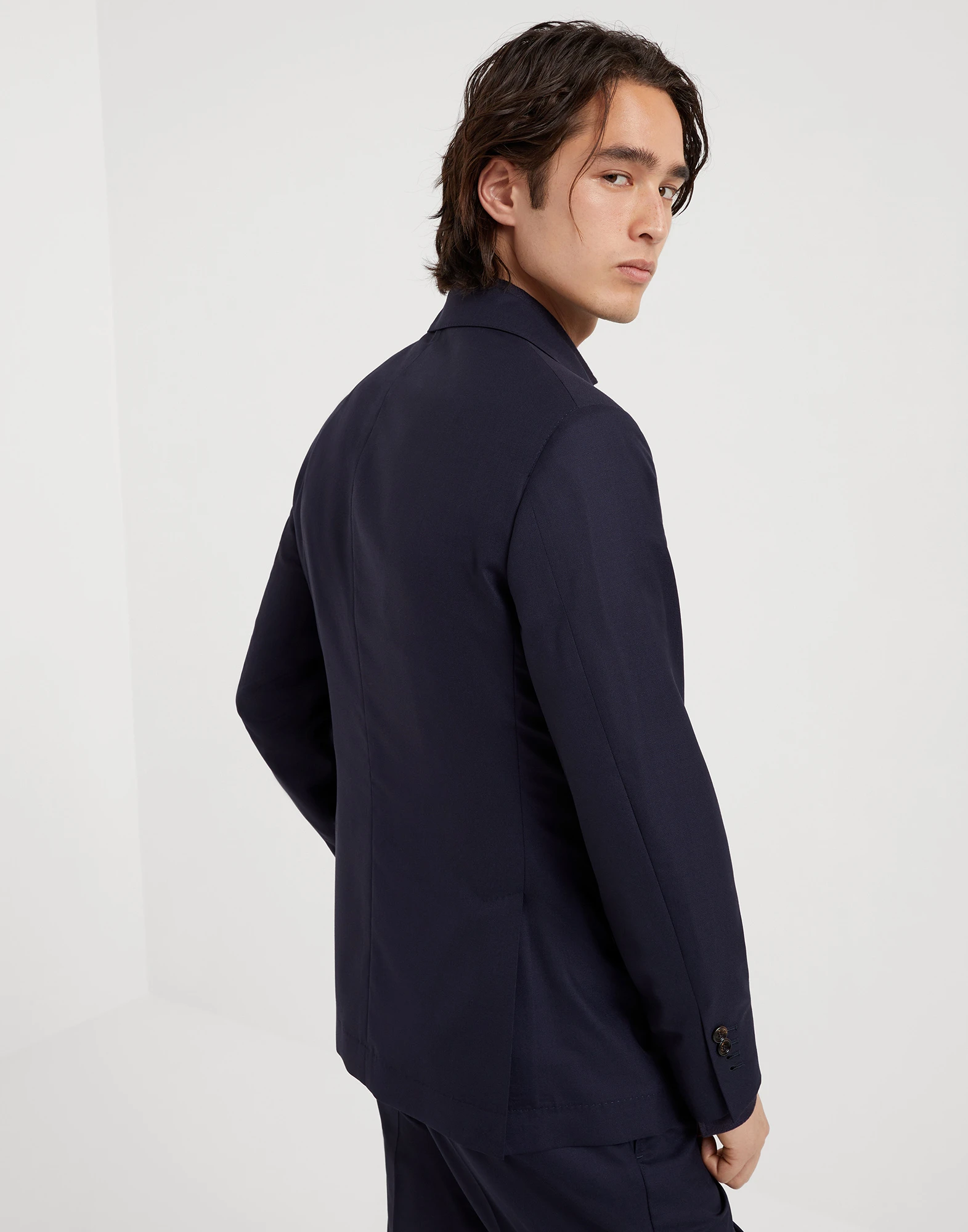 Wool and silk blazer