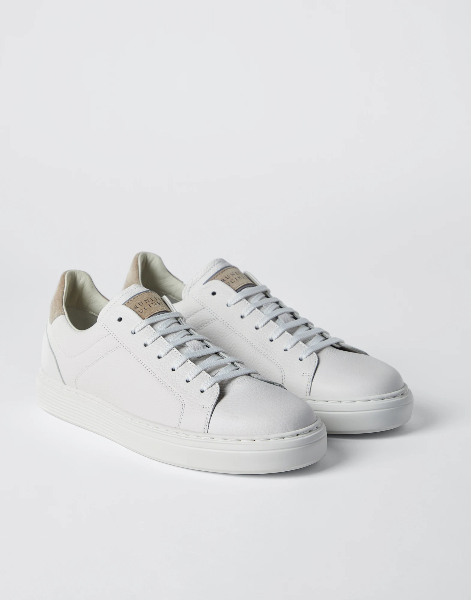 Grained calfskin sneakers