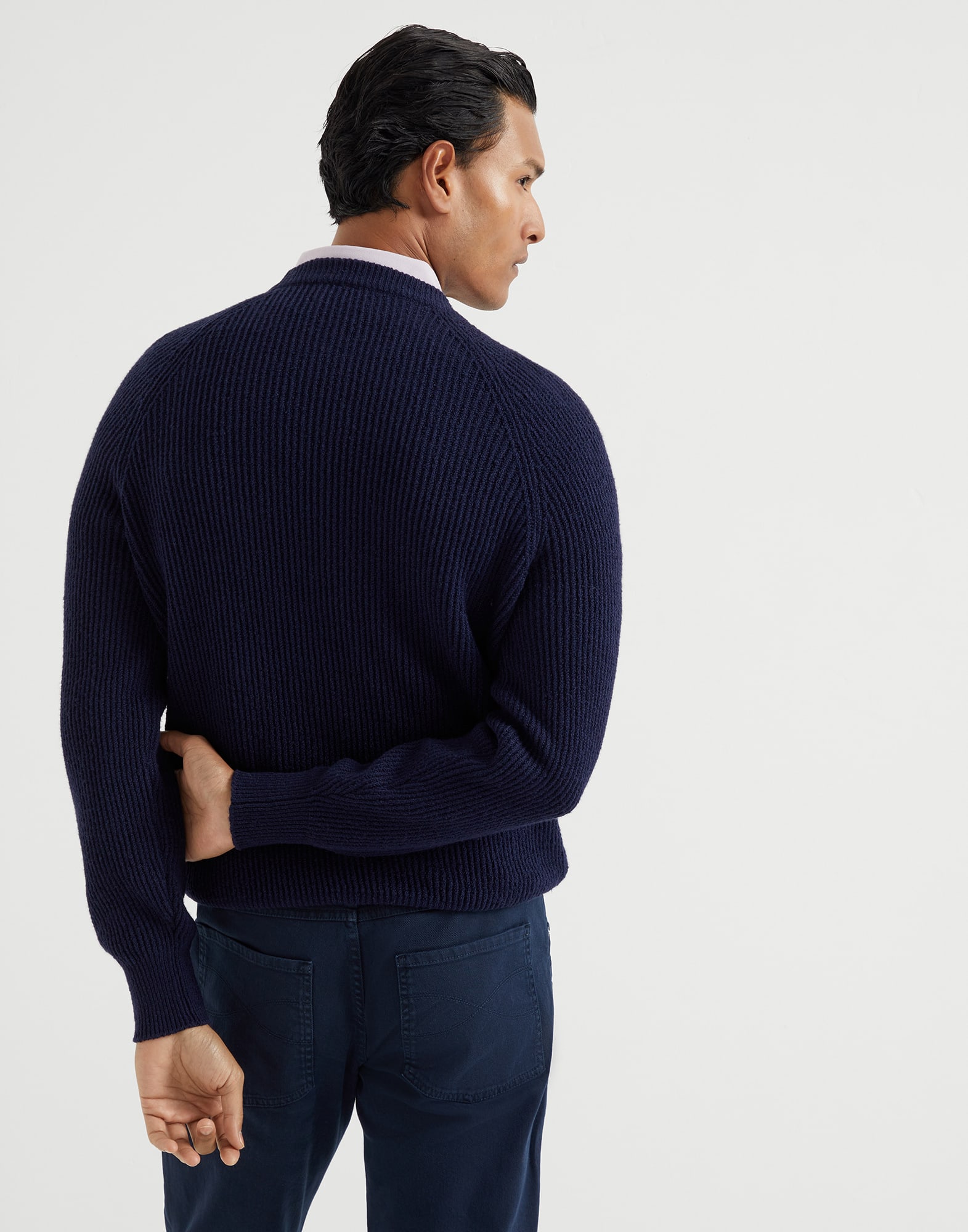 English Rib knit sweater
