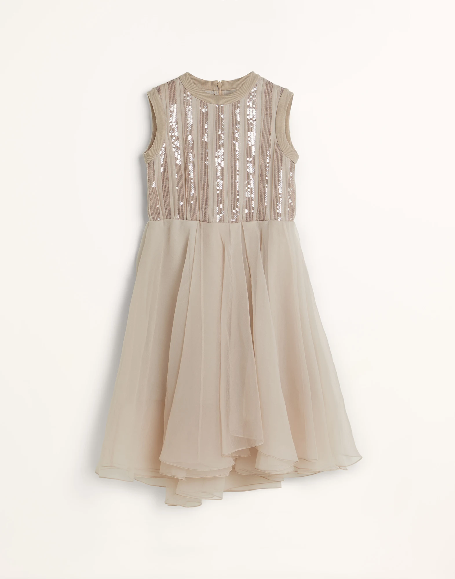 Crispy silk Dazzling Pleats dress