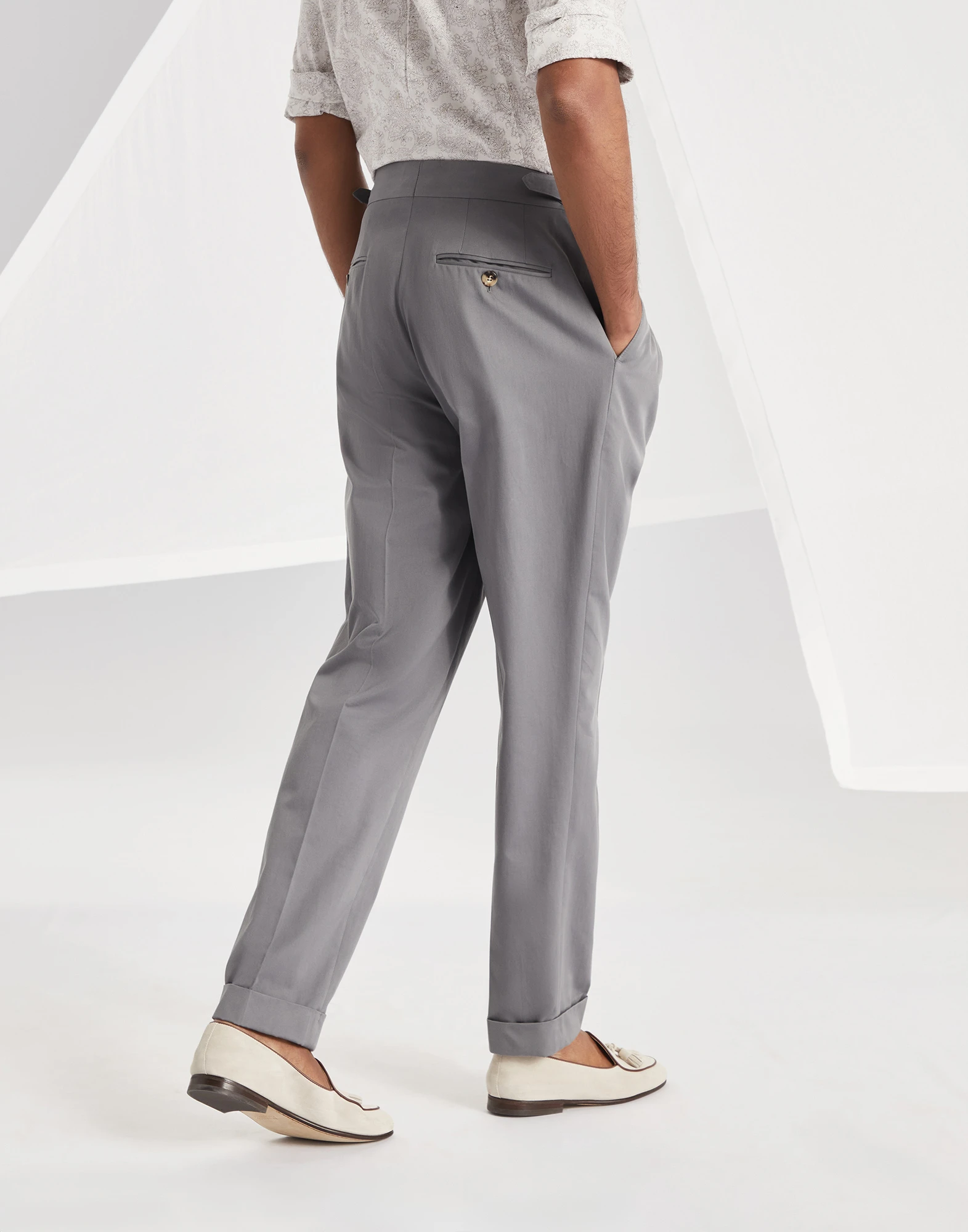 Gabardine trousers