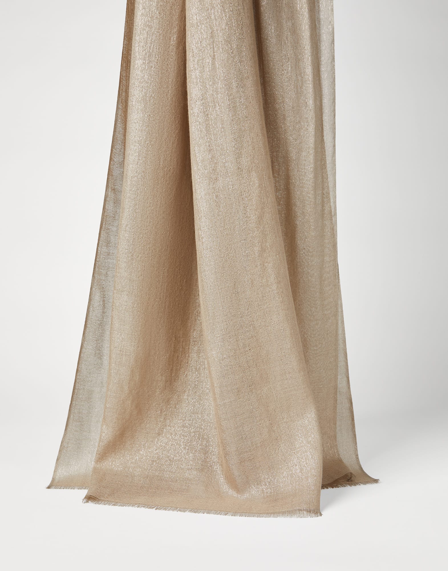 Cashmere and silk sparkling scarf