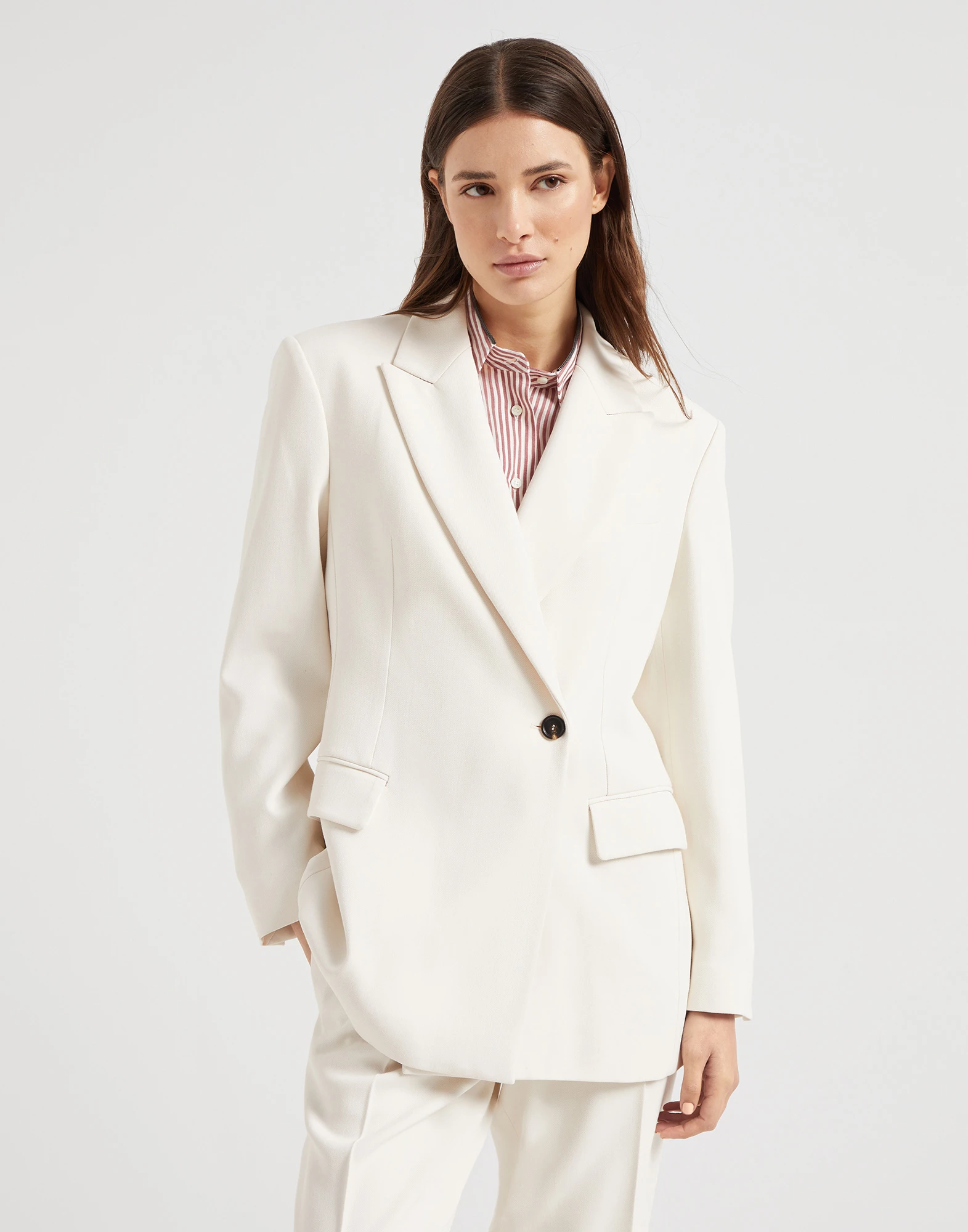 Couture twill blazer