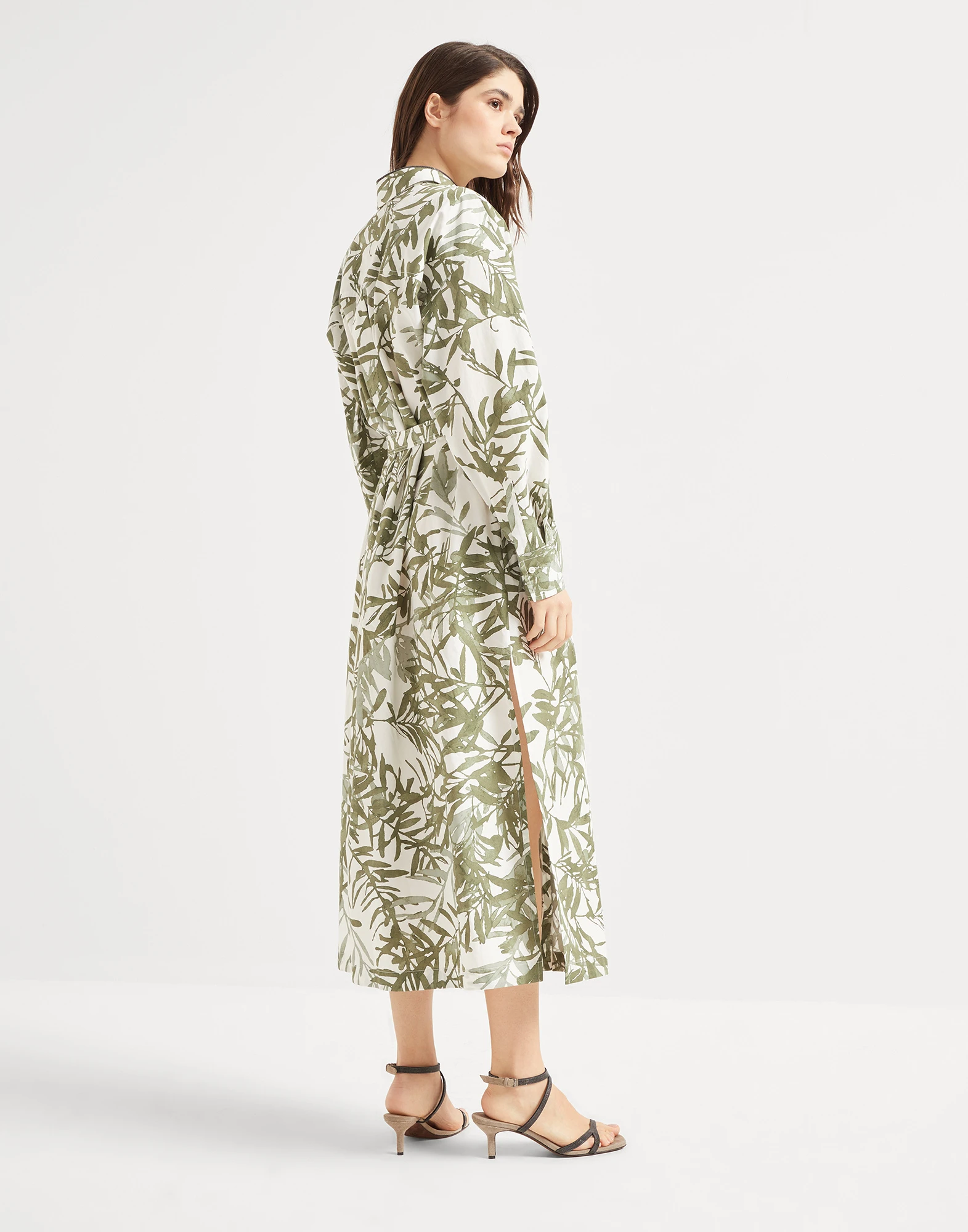 Herbarium Print chemisier dress
