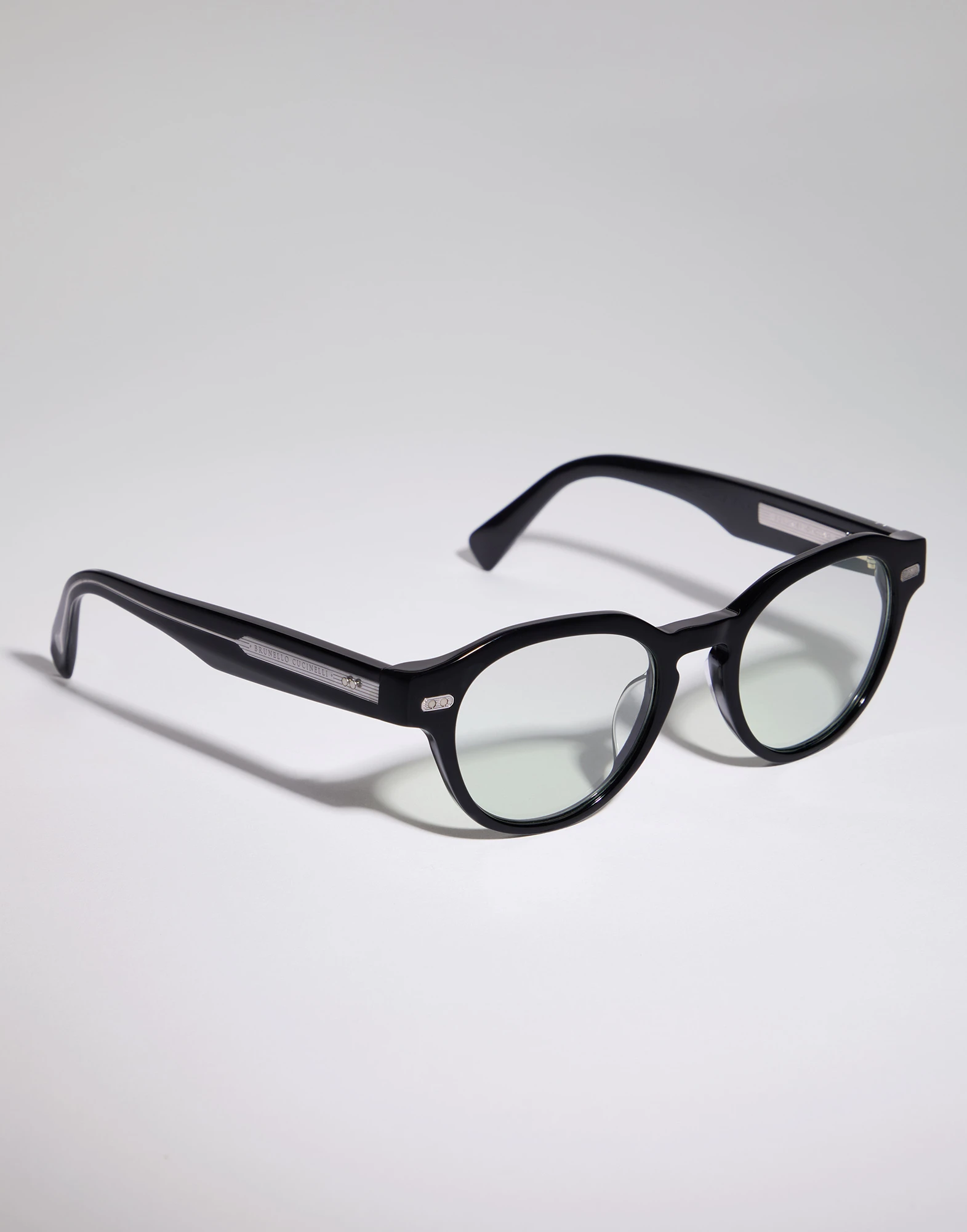 Round acetate frame
