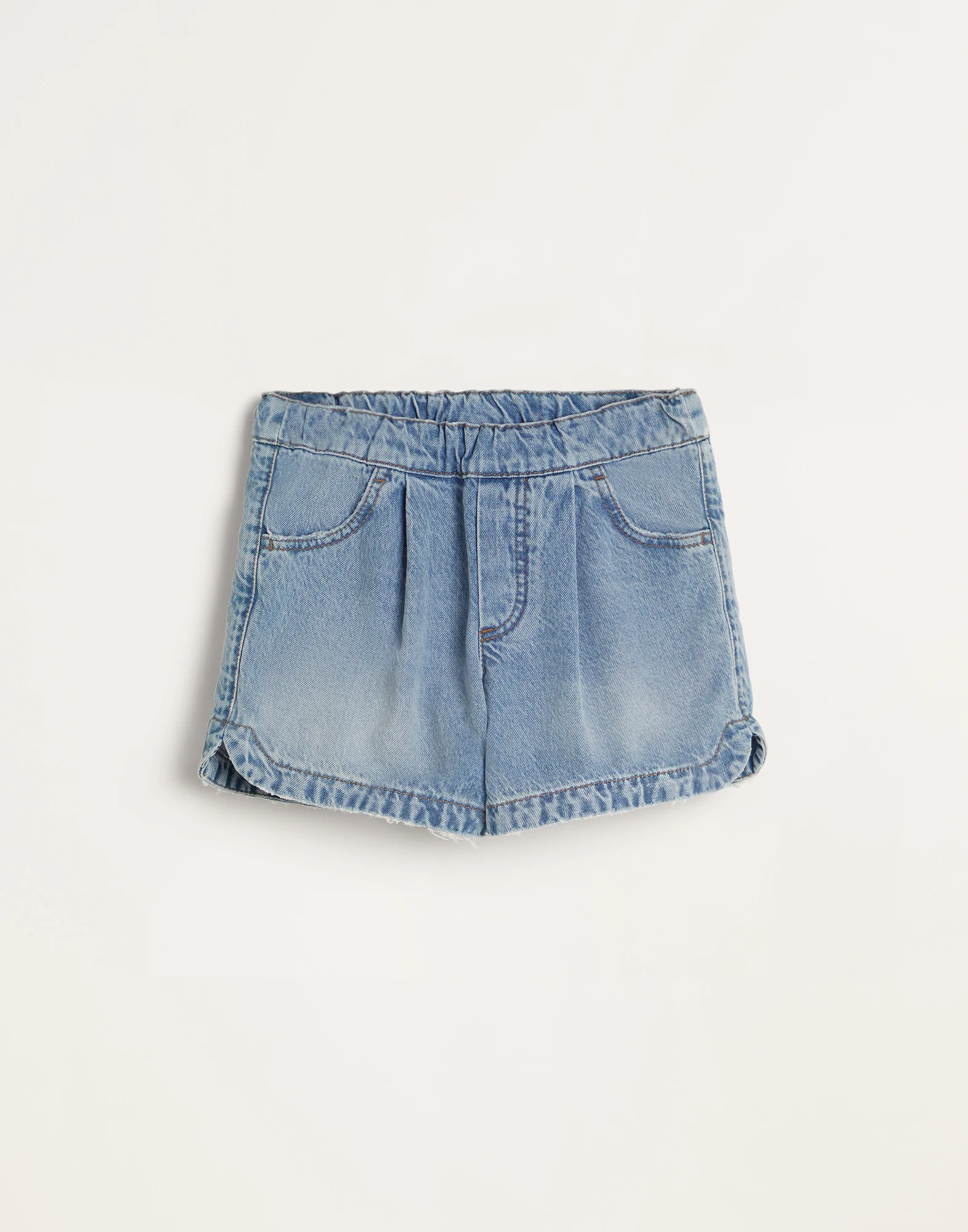 Classic denim shorts with monili