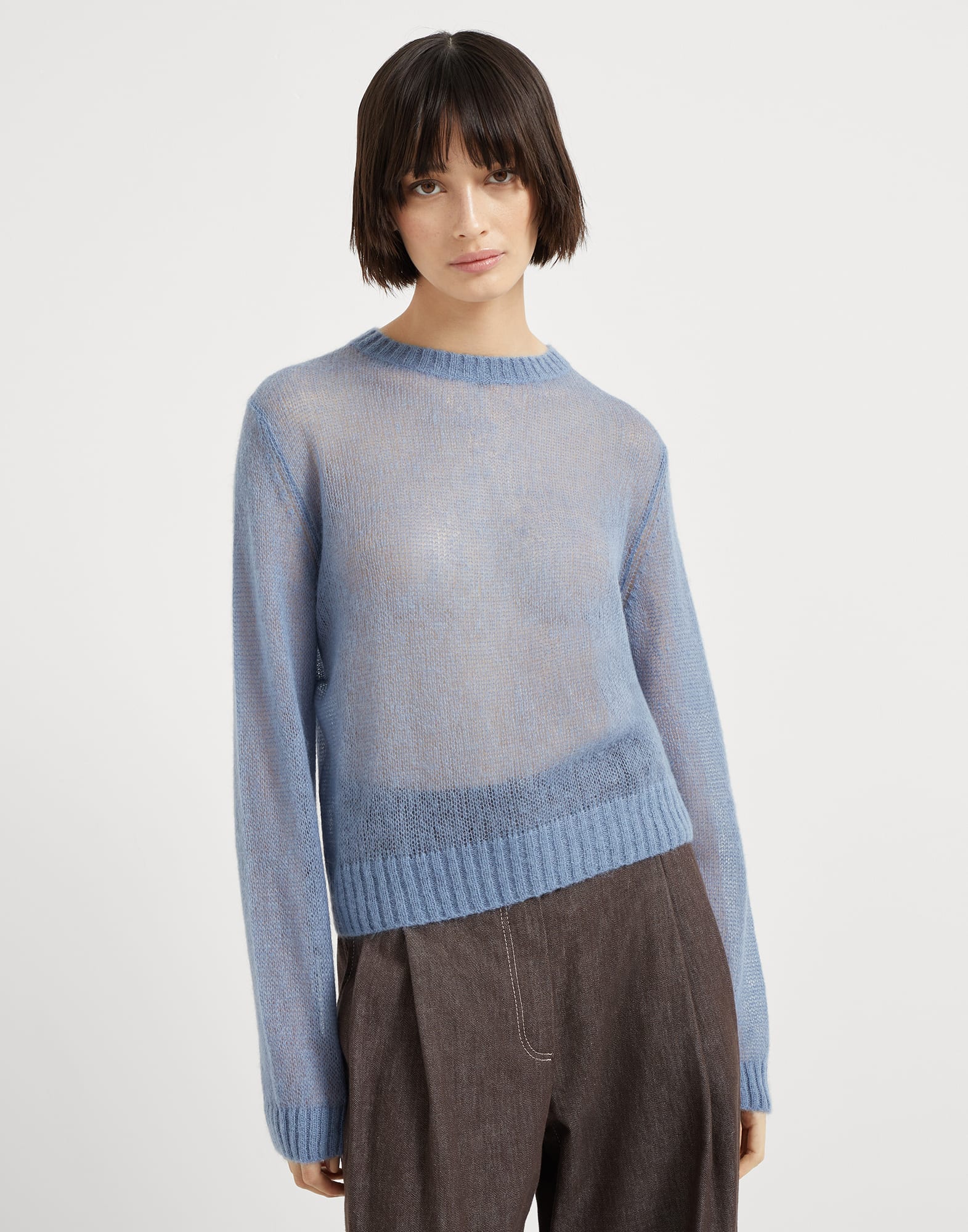 Mohair and wool sweater