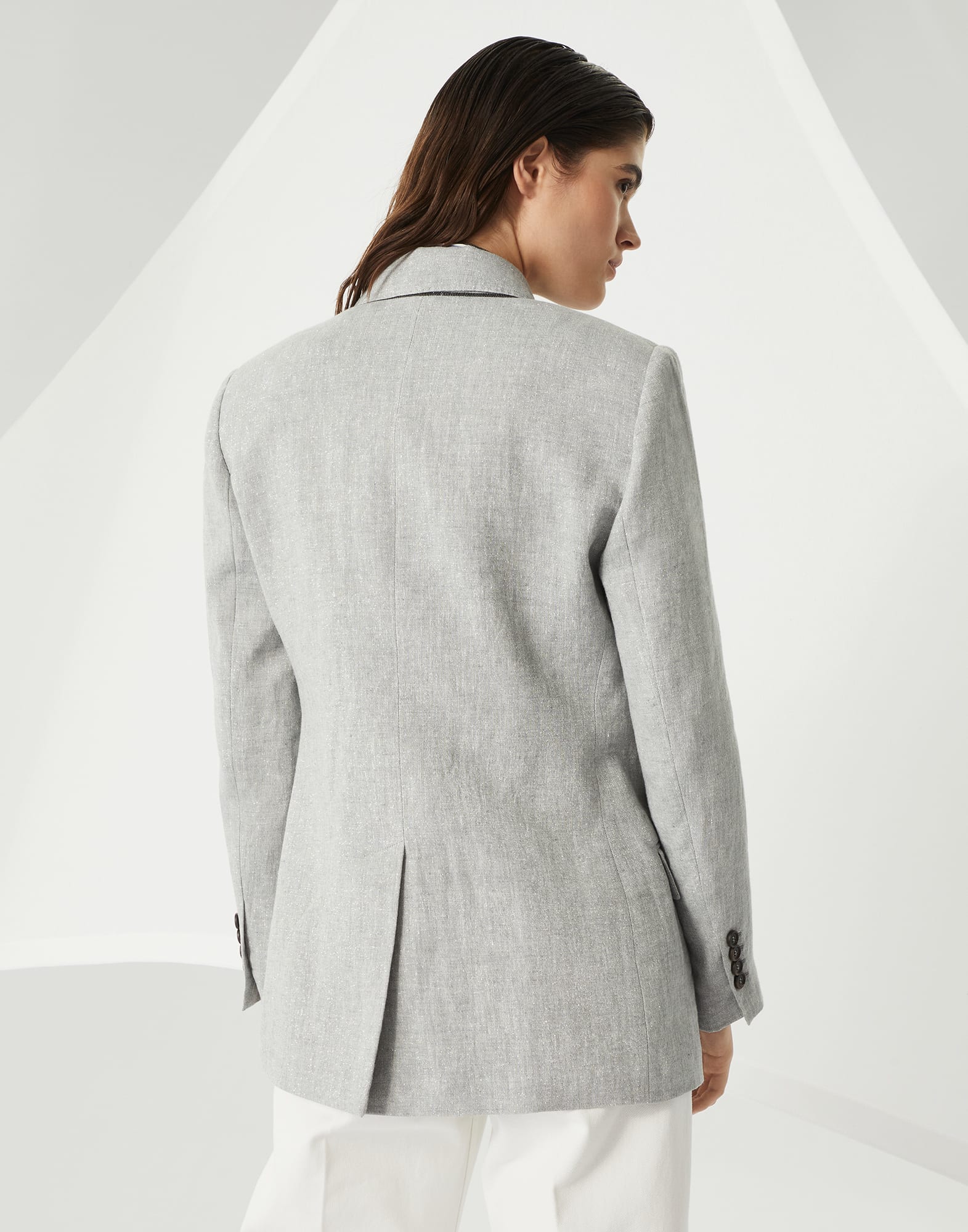 Sparkling canvas blazer