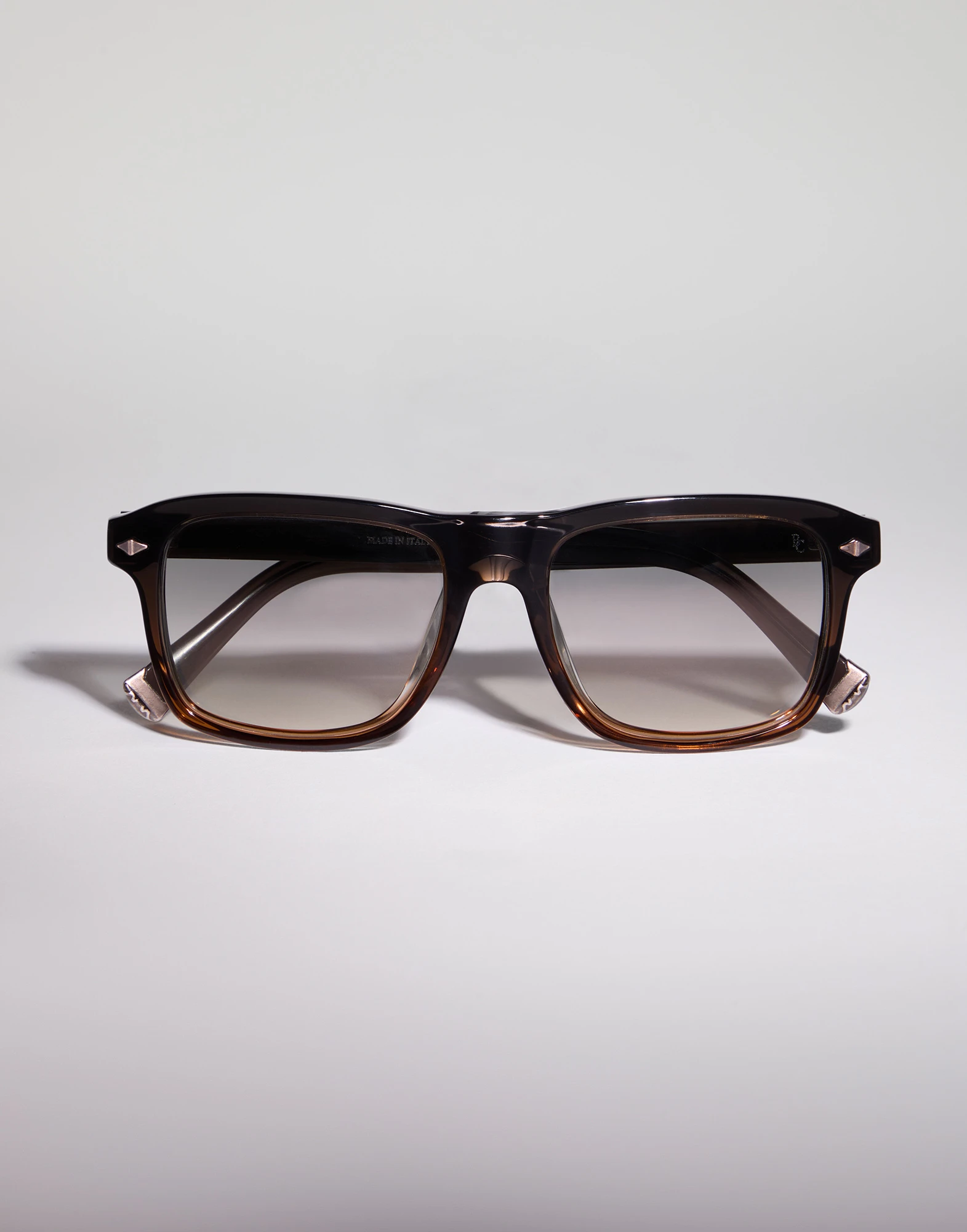 Rectangular acetate sunglasses