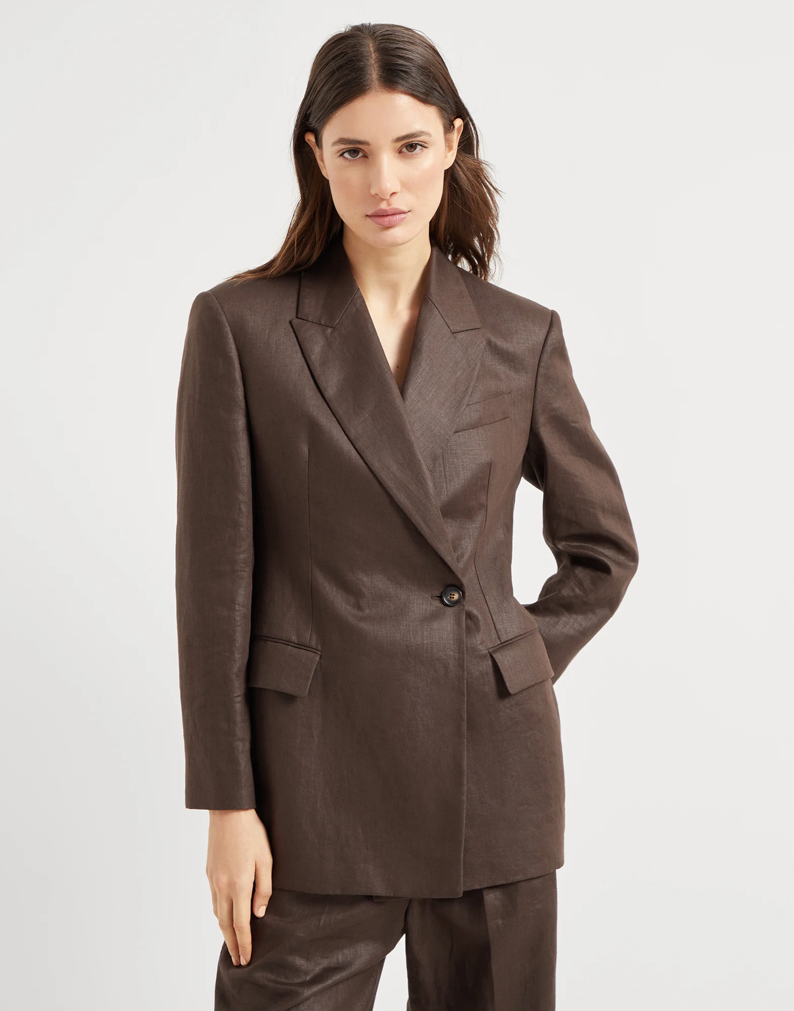 Twill blazer