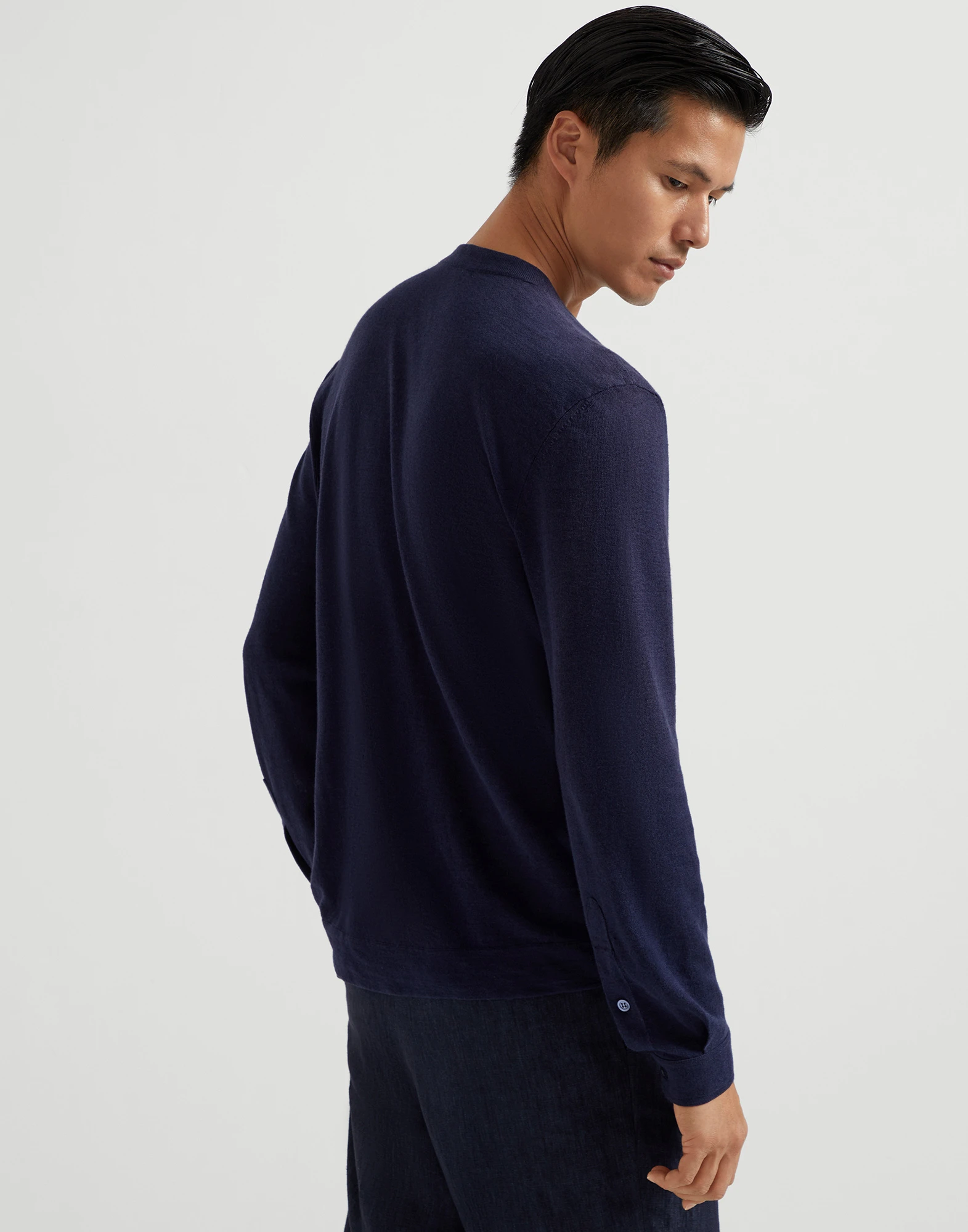 Linen and cotton cardigan