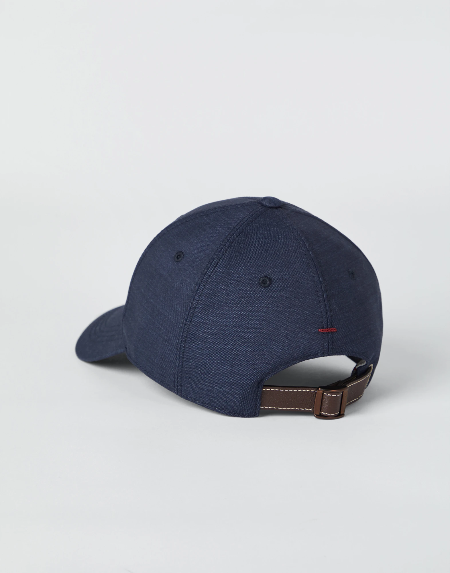 Virgin wool fresco baseball cap with embroidery