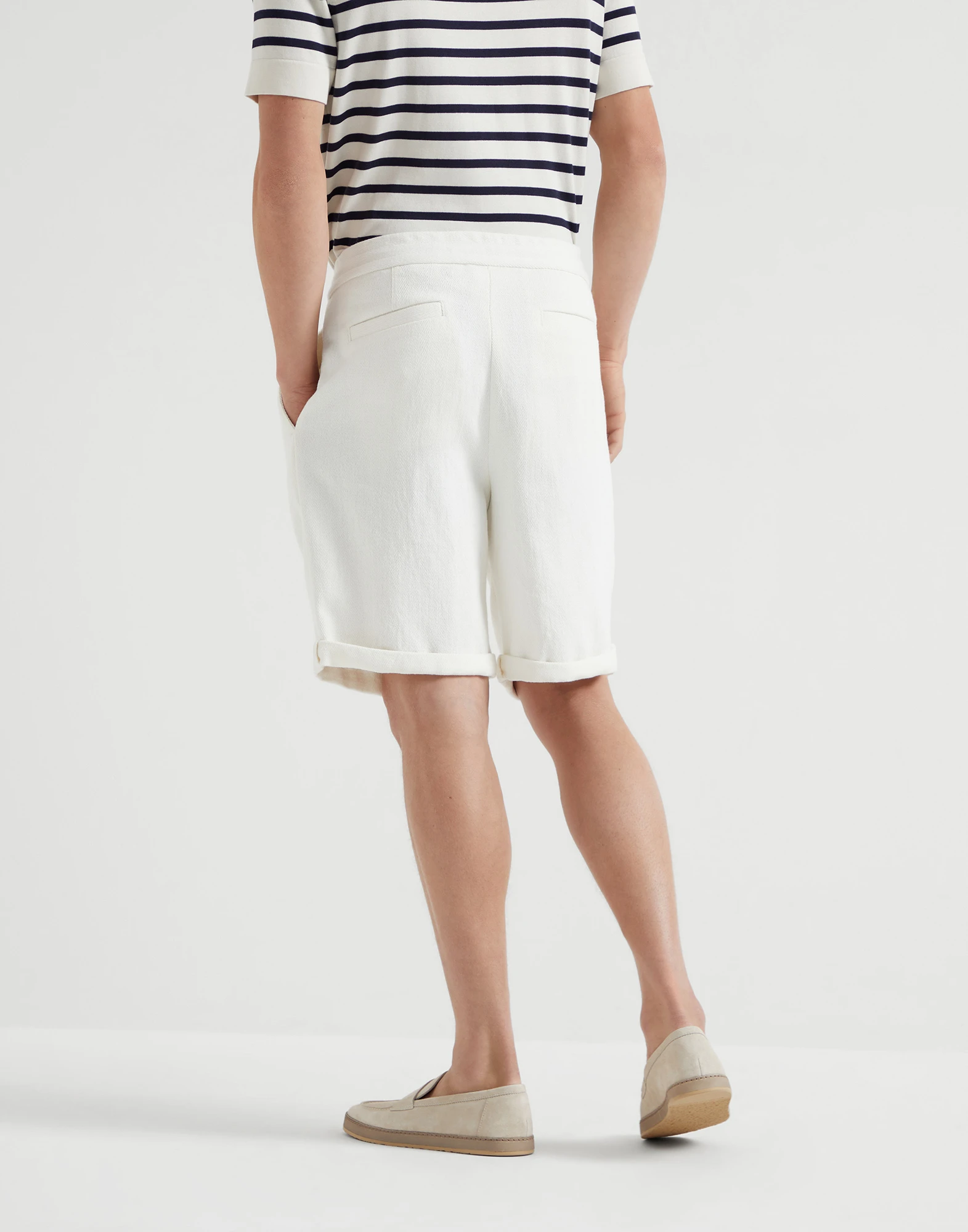 Bermuda shorts with drawstring