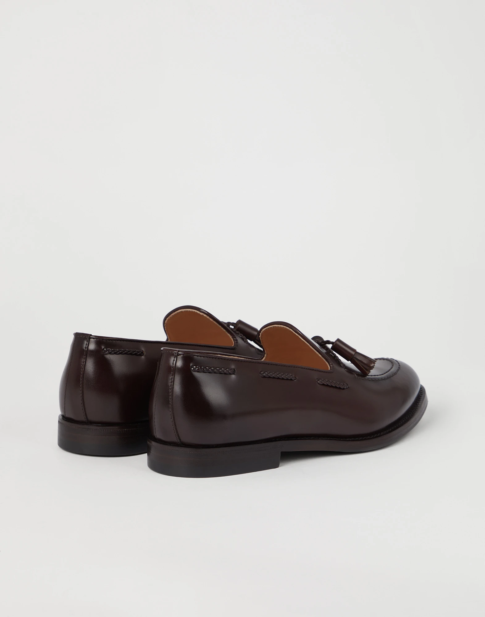 Antique calfskin loafers