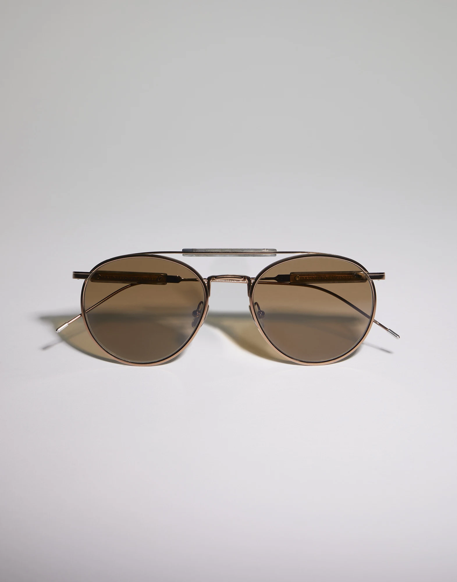 Round titanium sunglasses