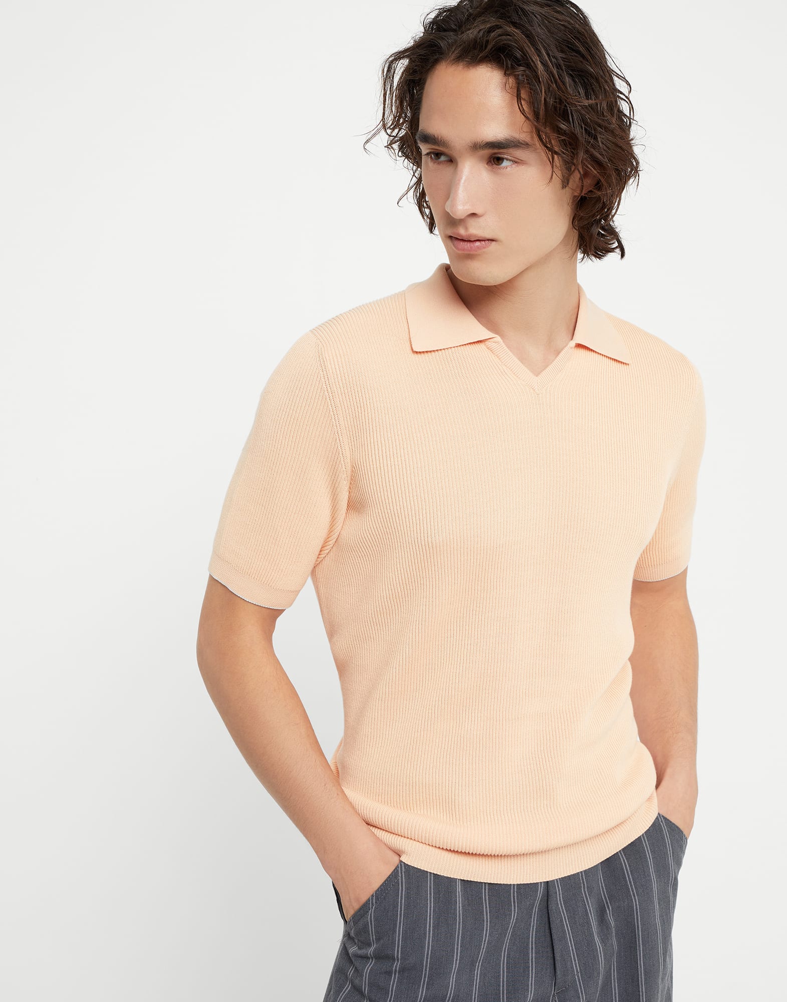 Polo-style sweater