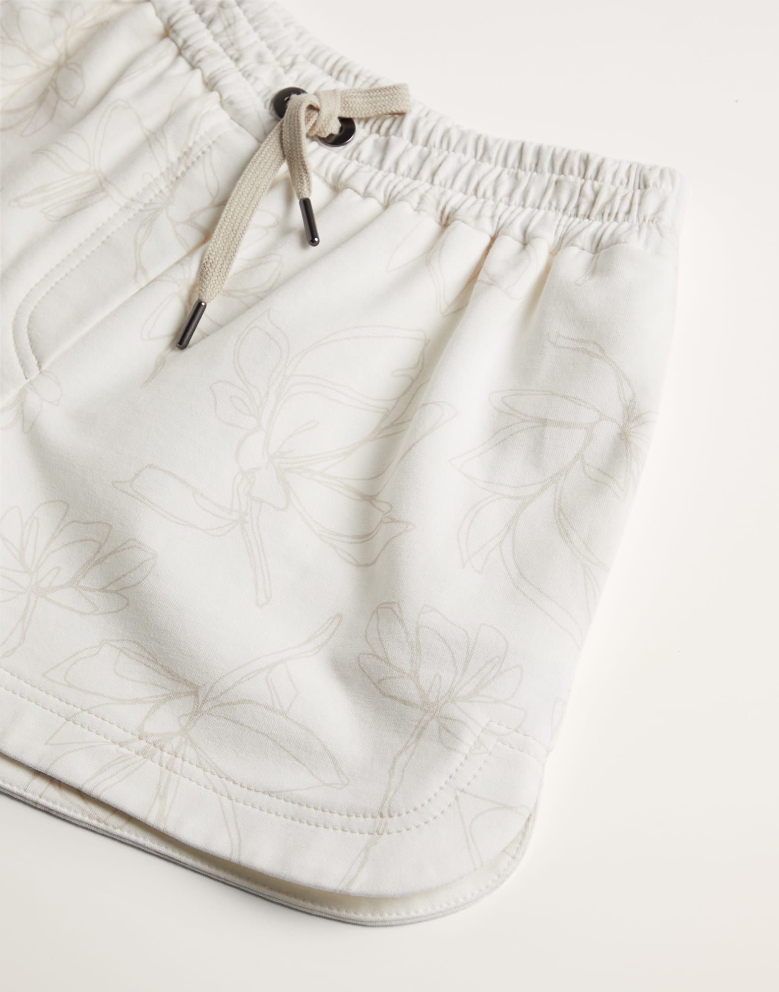 Flower doodle comfort cotton French terry shorts