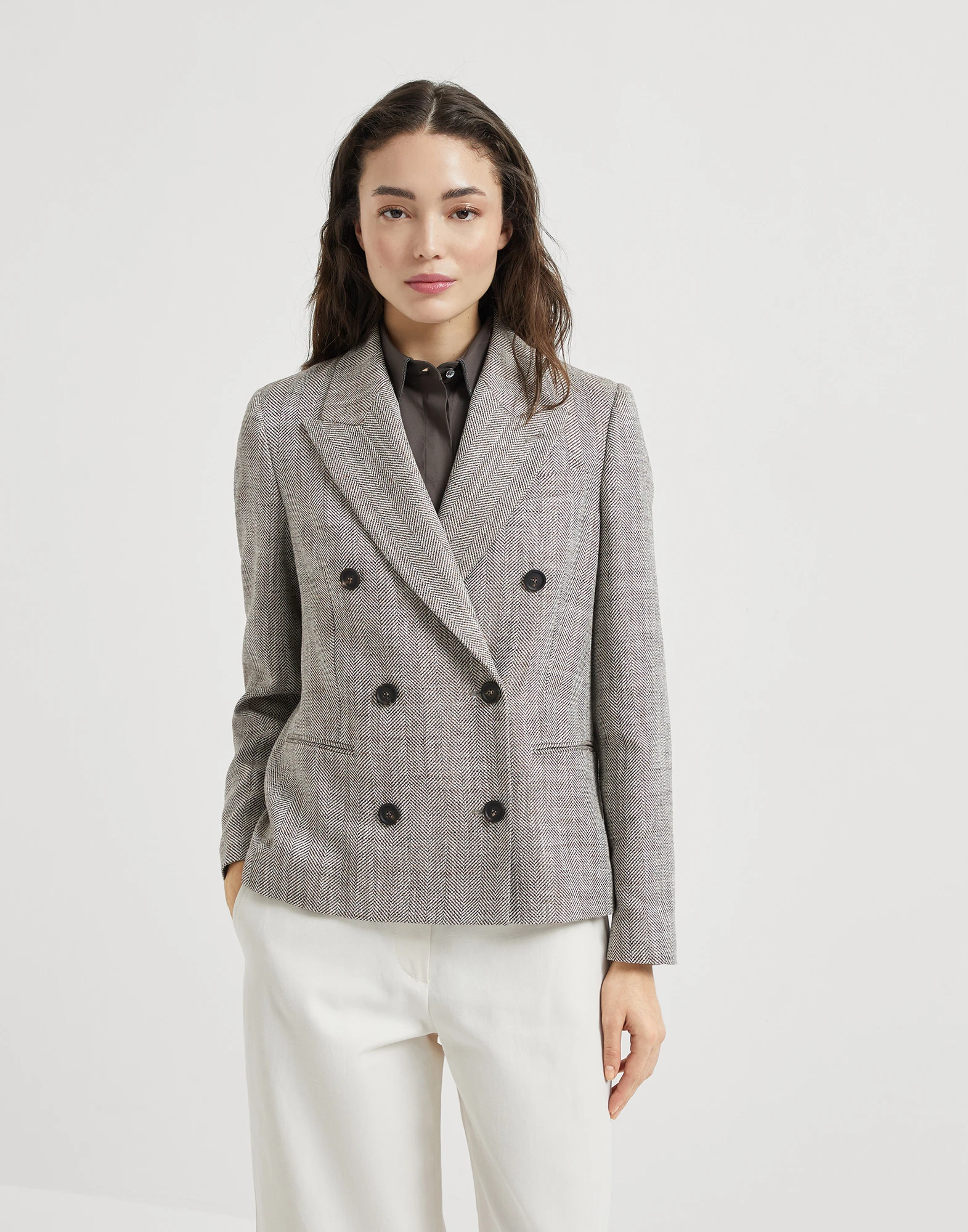 Chevron blazer
