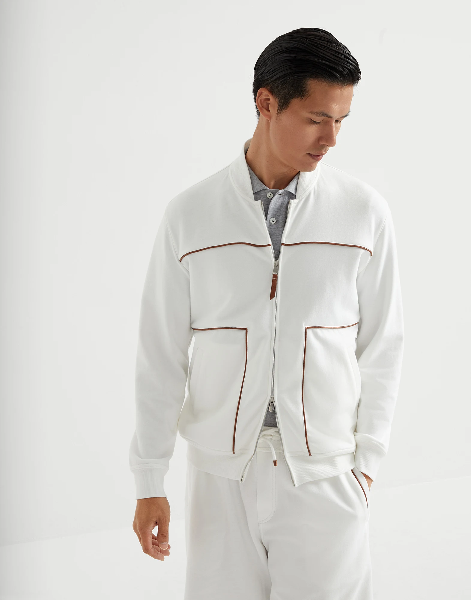Cotton French terry sweatshirt