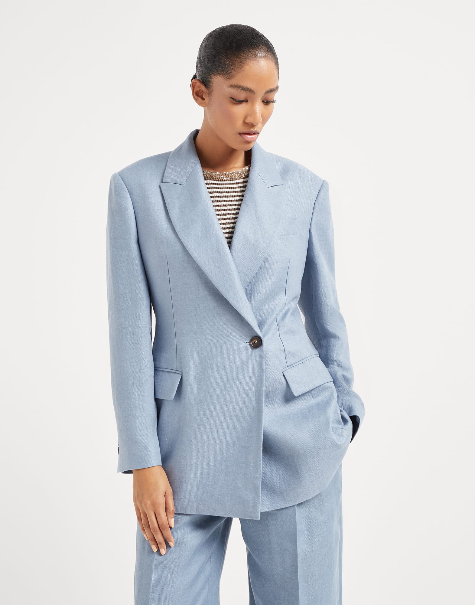 Gabardine blazer