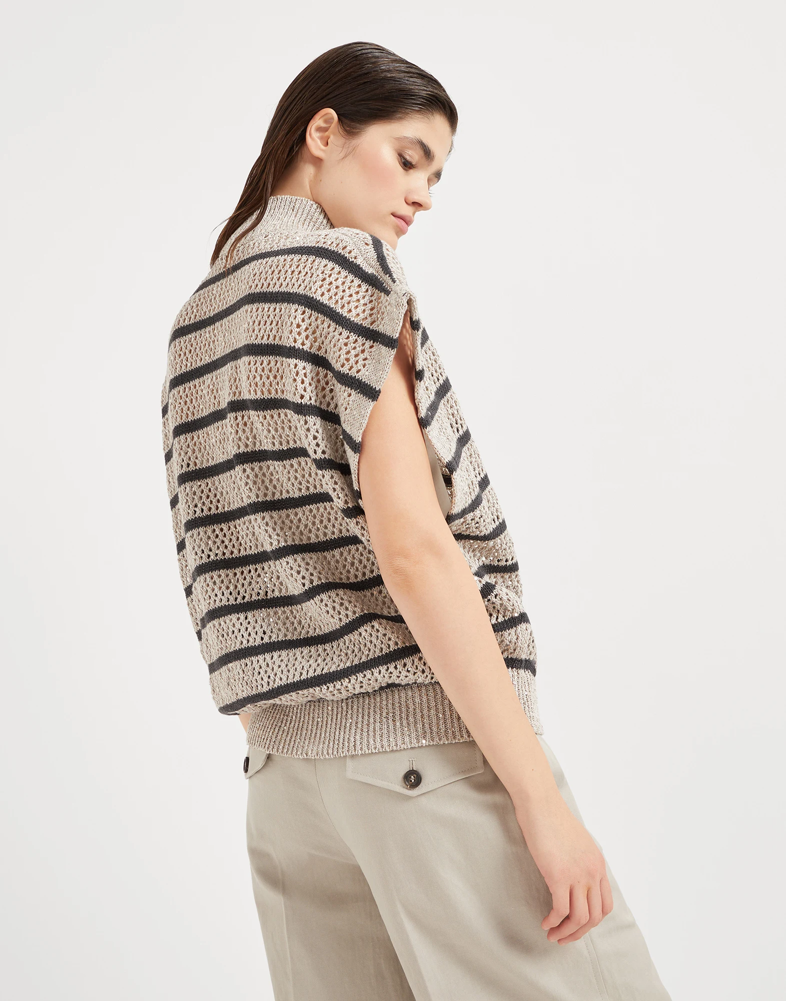 Dazzling Net cardigan