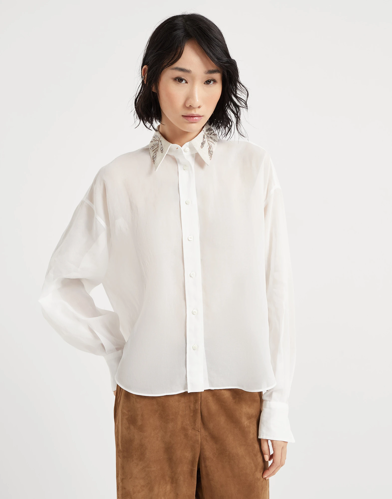 Flora Embroidery shirt