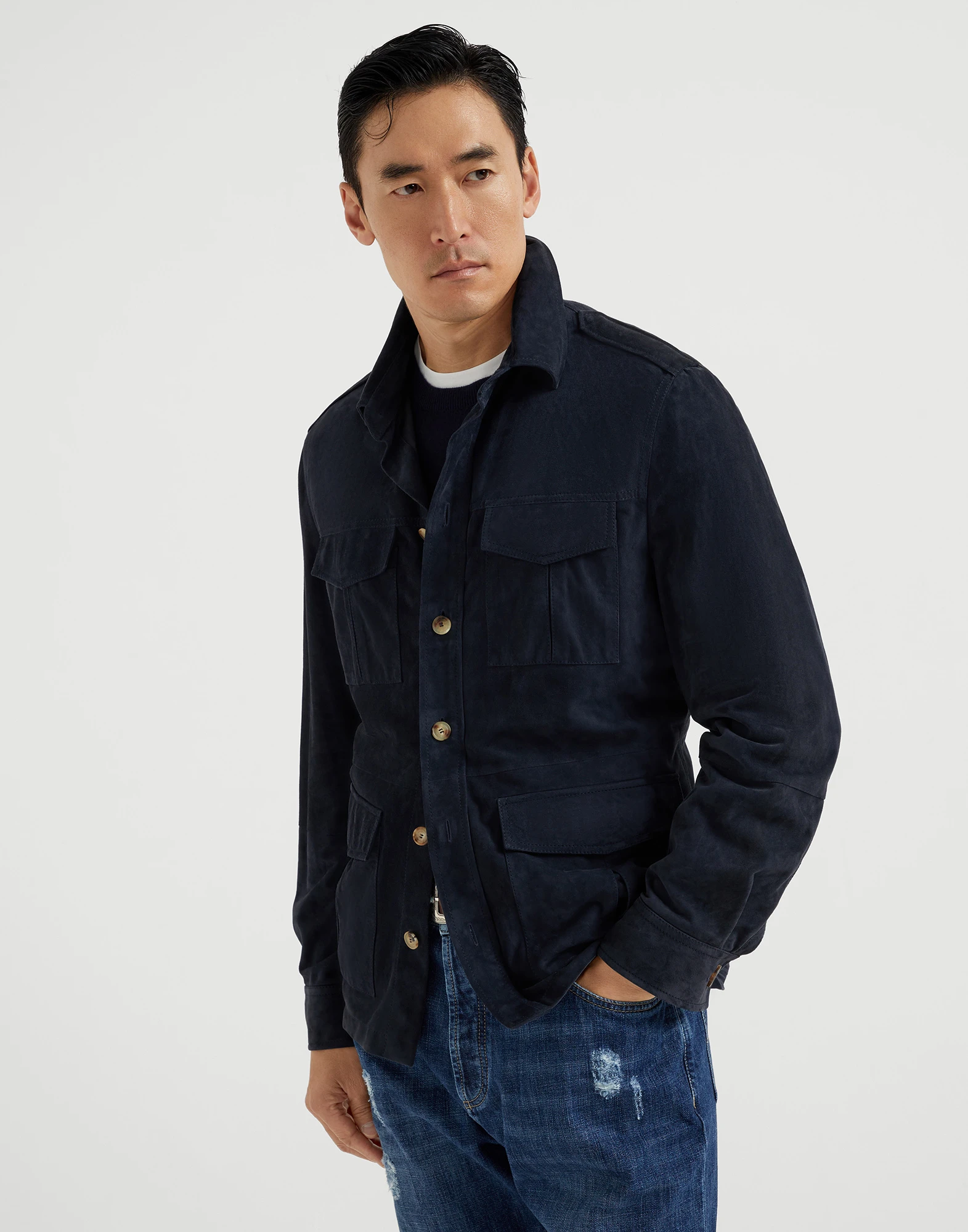 Unlined safari jacket