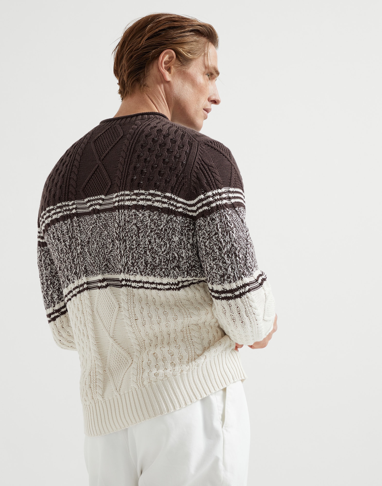 Cable knit sweater