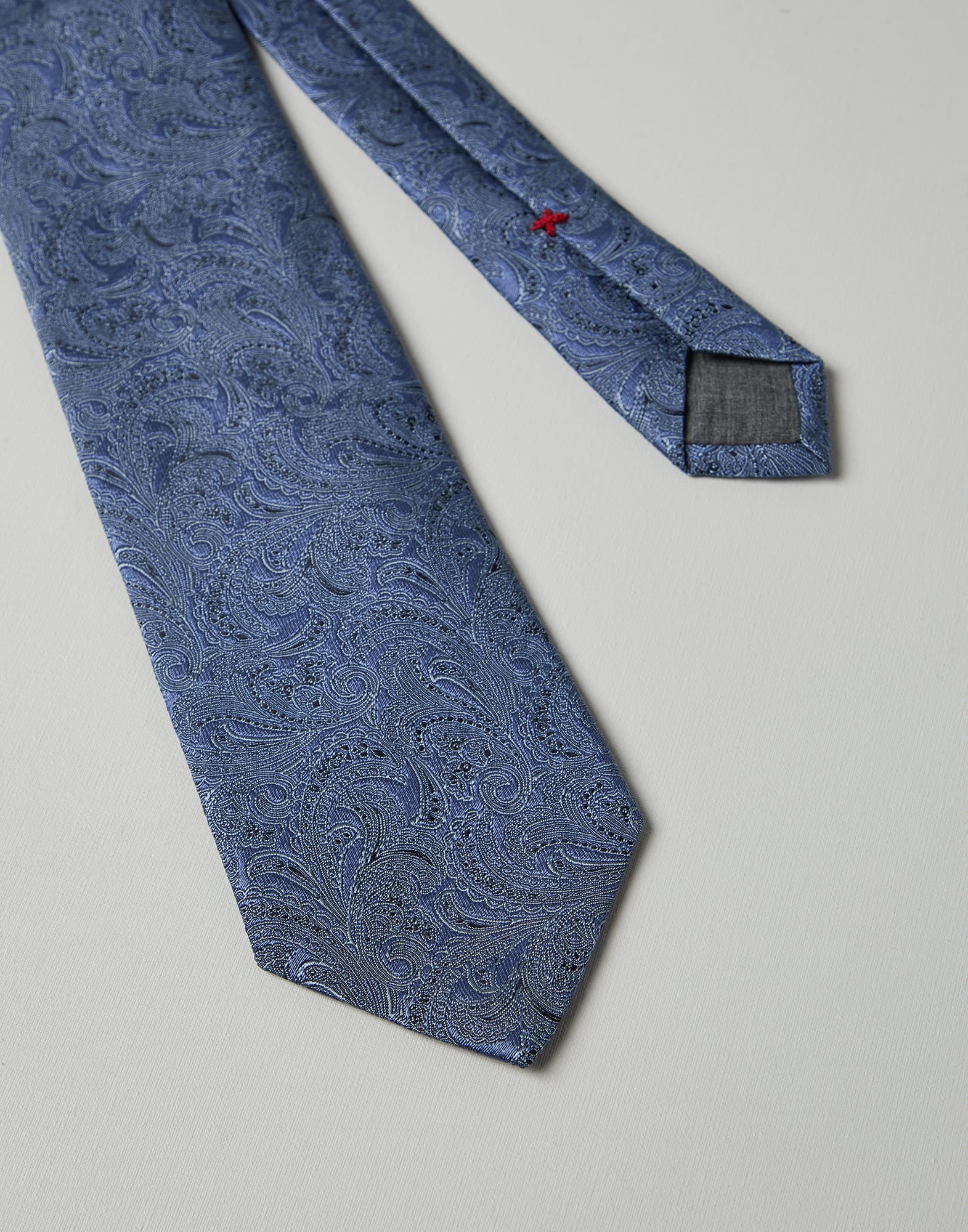 Paisley silk tie