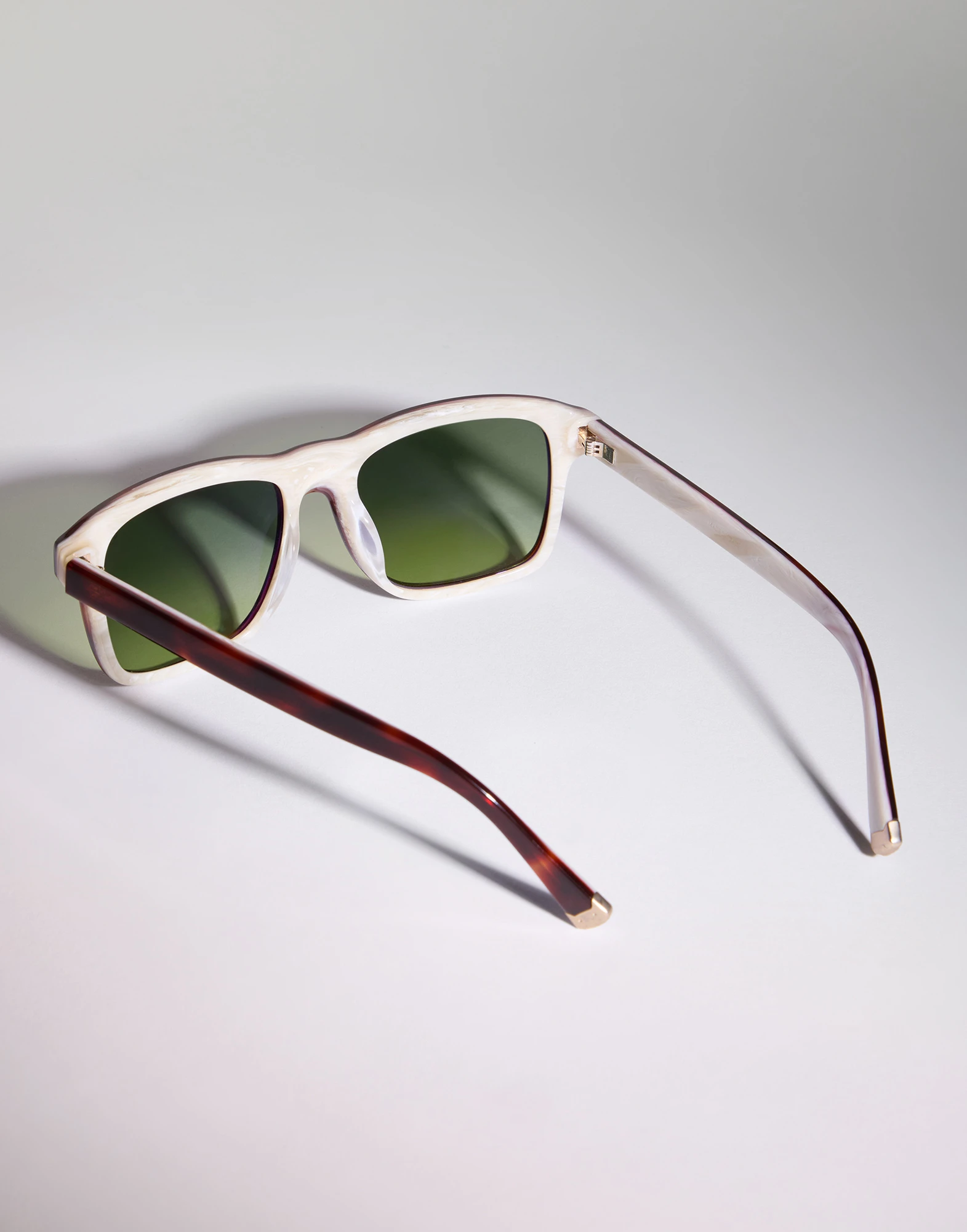 Rectangular acetate sunglasses