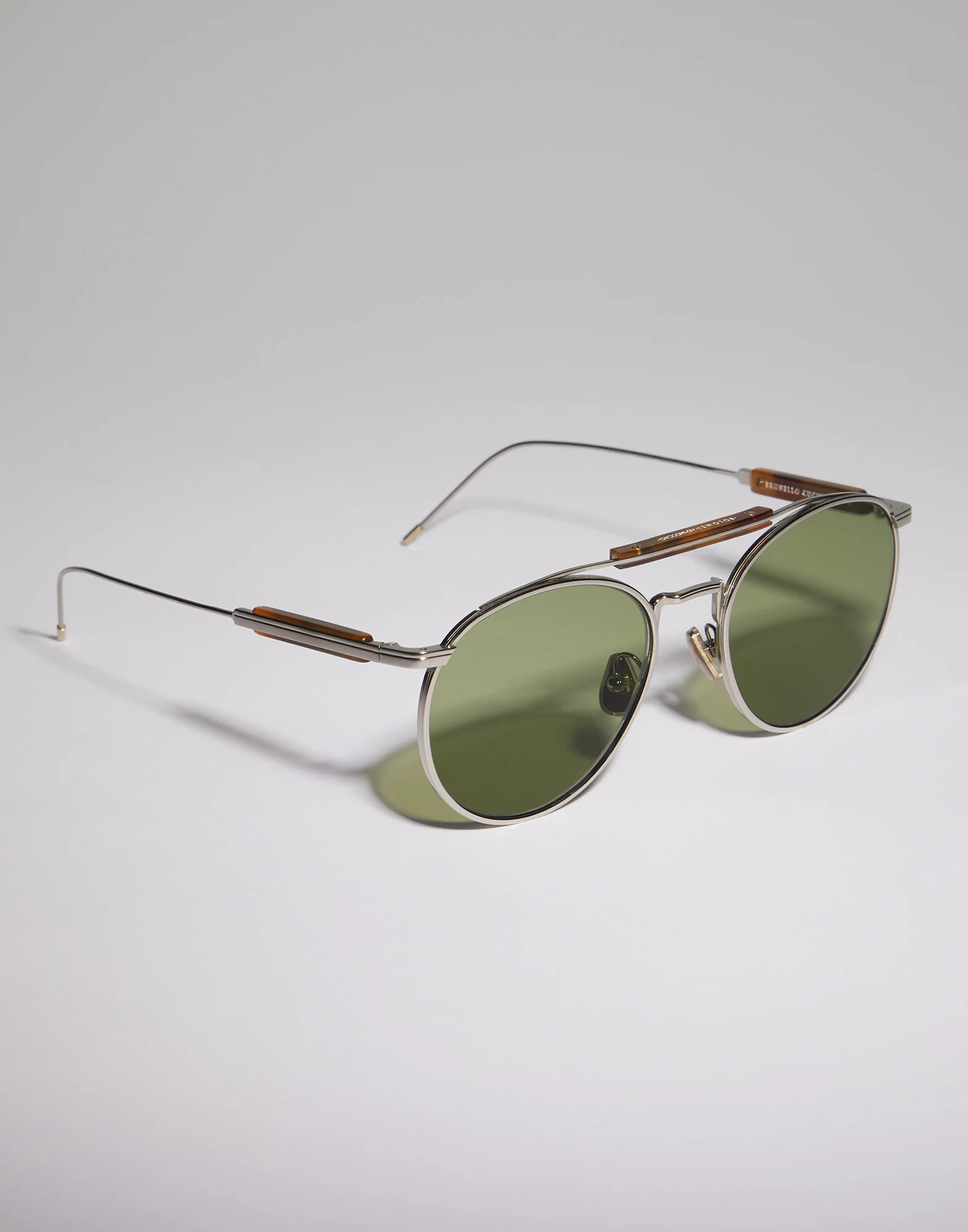 Round titanium sunglasses