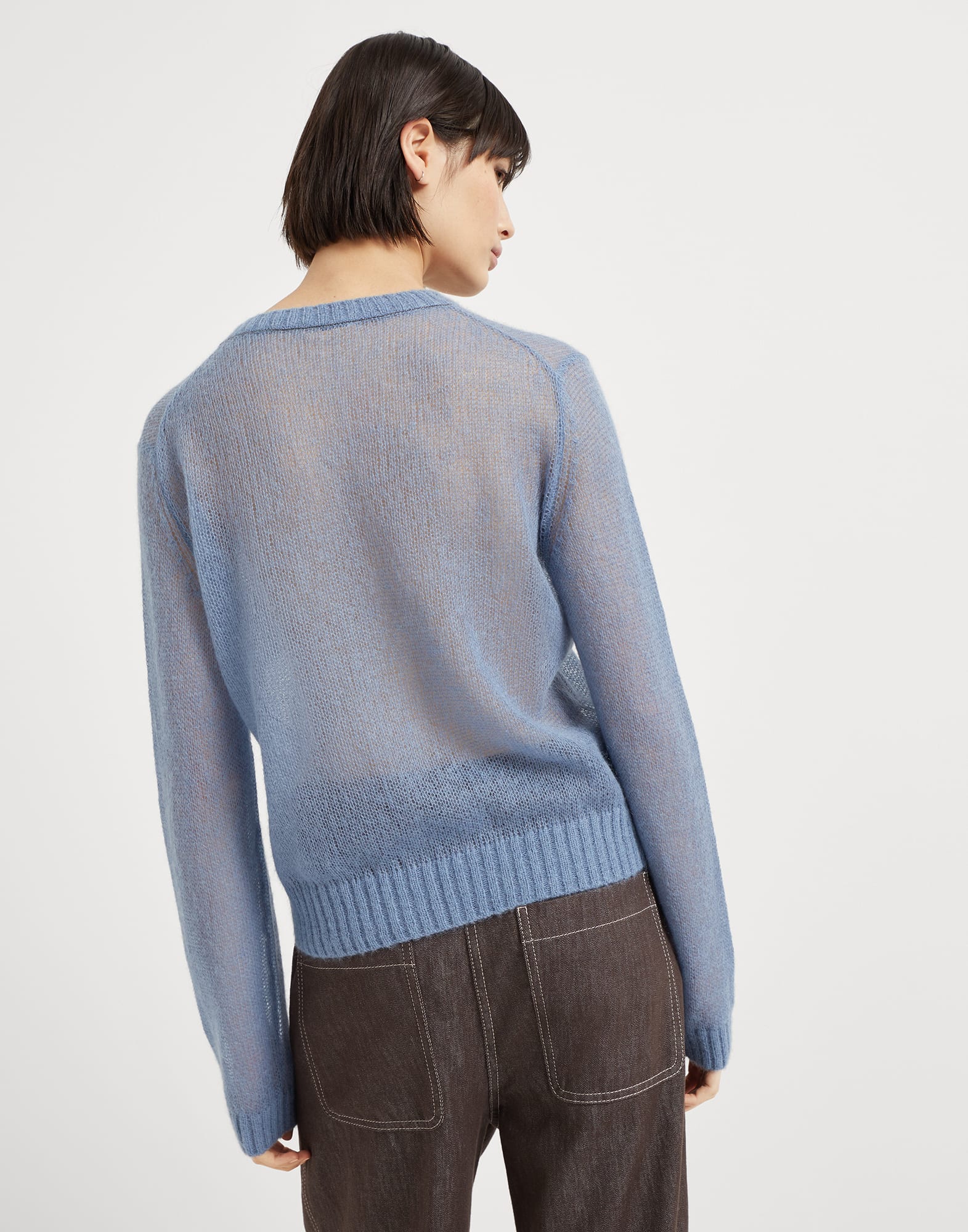 Mohair and wool sweater