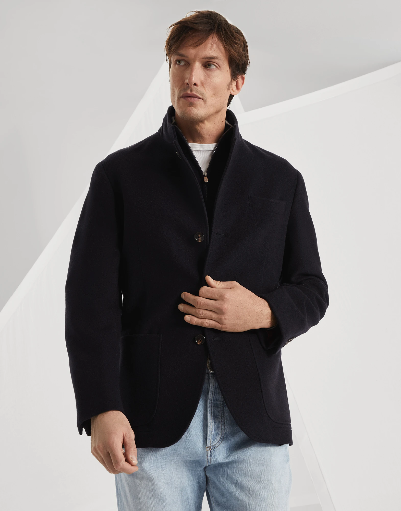 Blazer-style outerwear