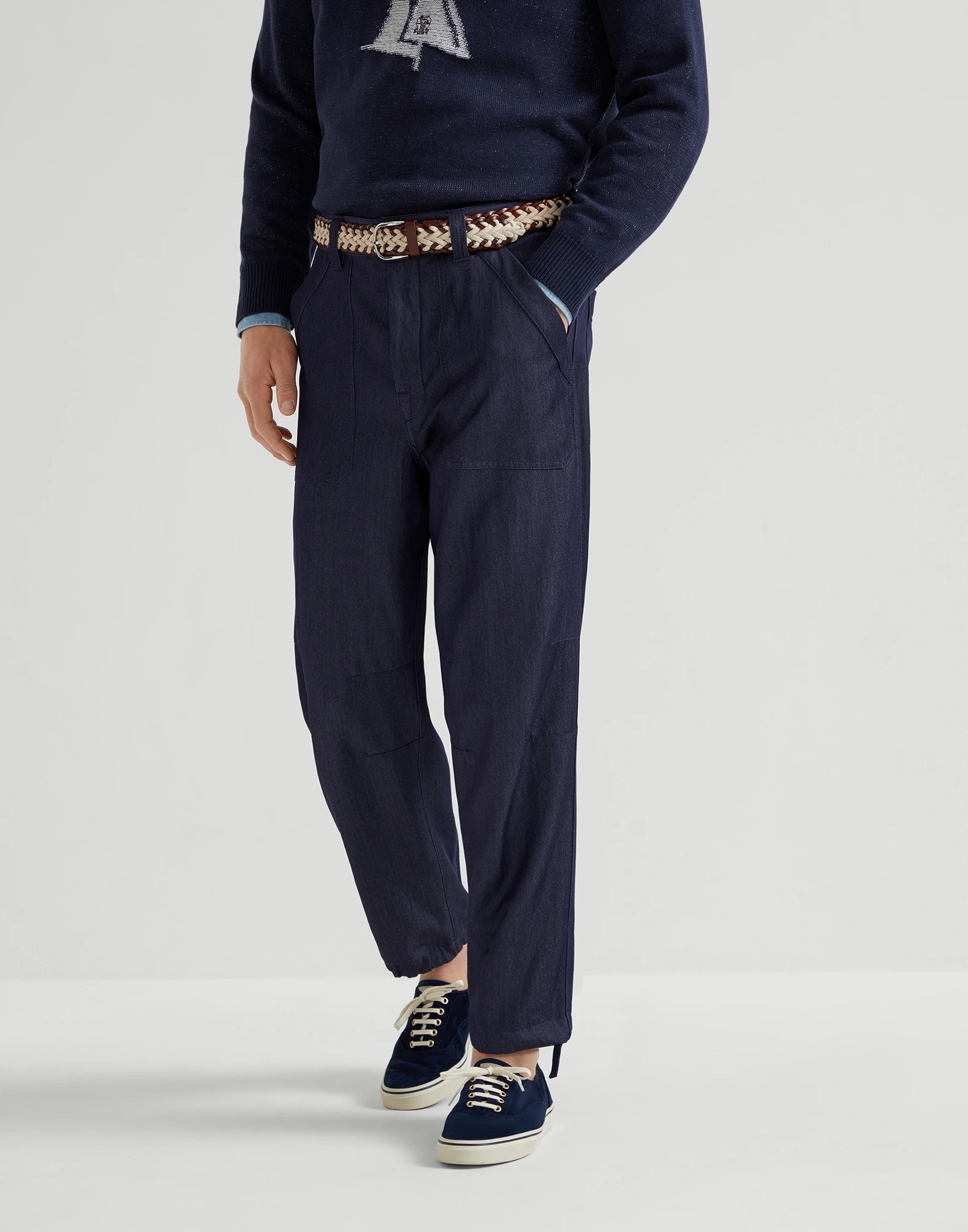 Twill trousers
